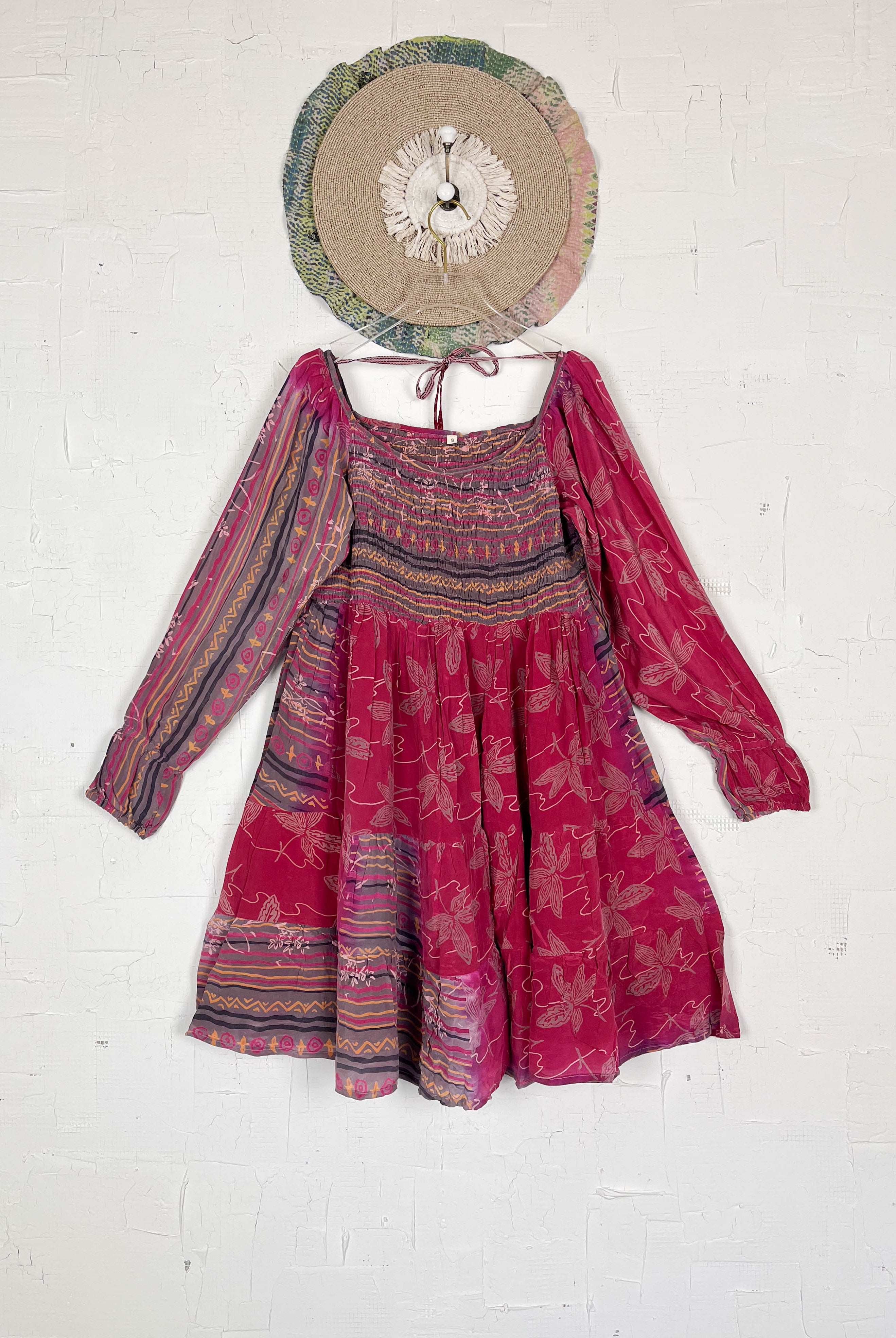 Upcycled boho dress - Love Protect Sustain