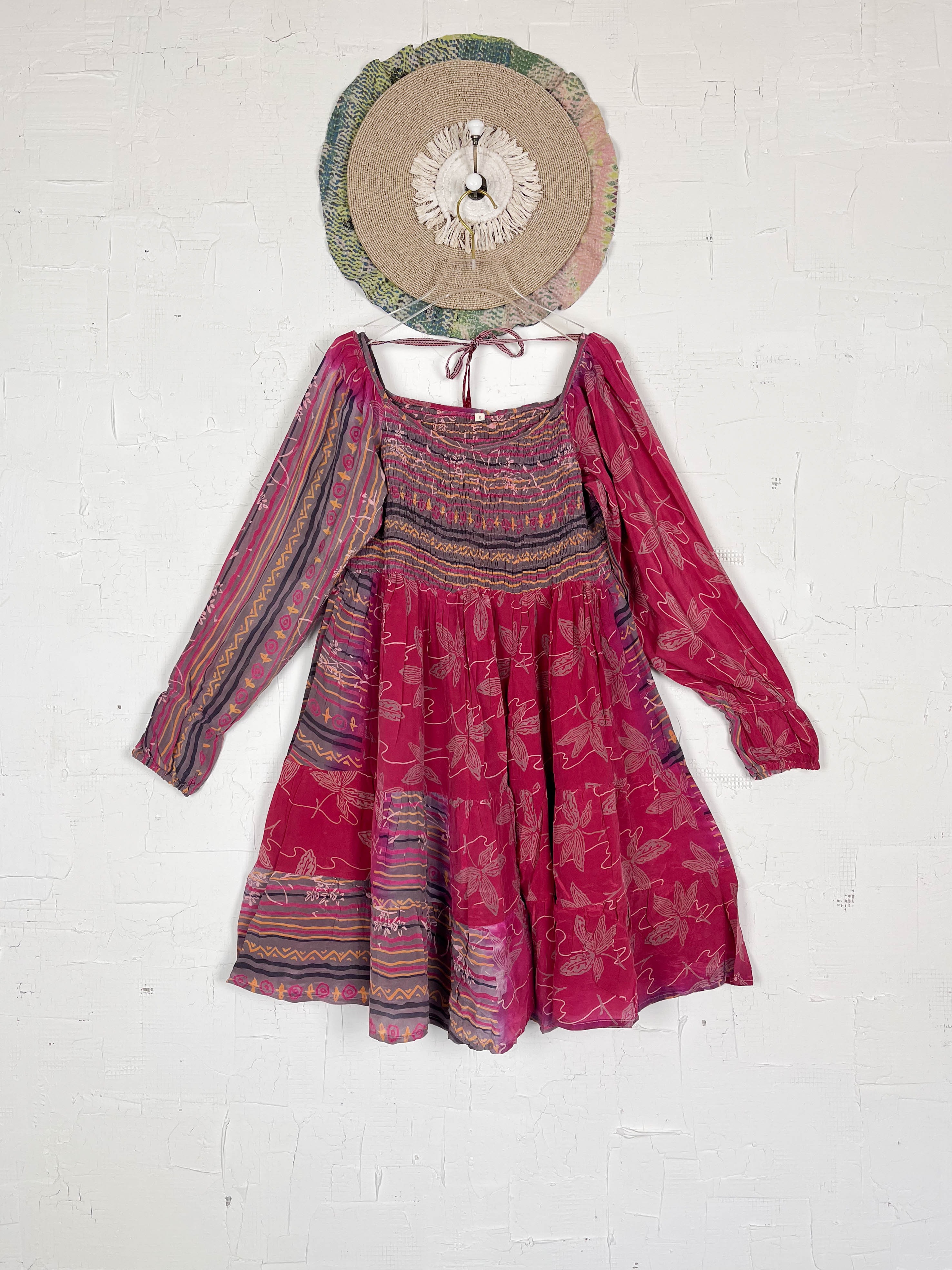 Upcycled boho dress - Love Protect Sustain