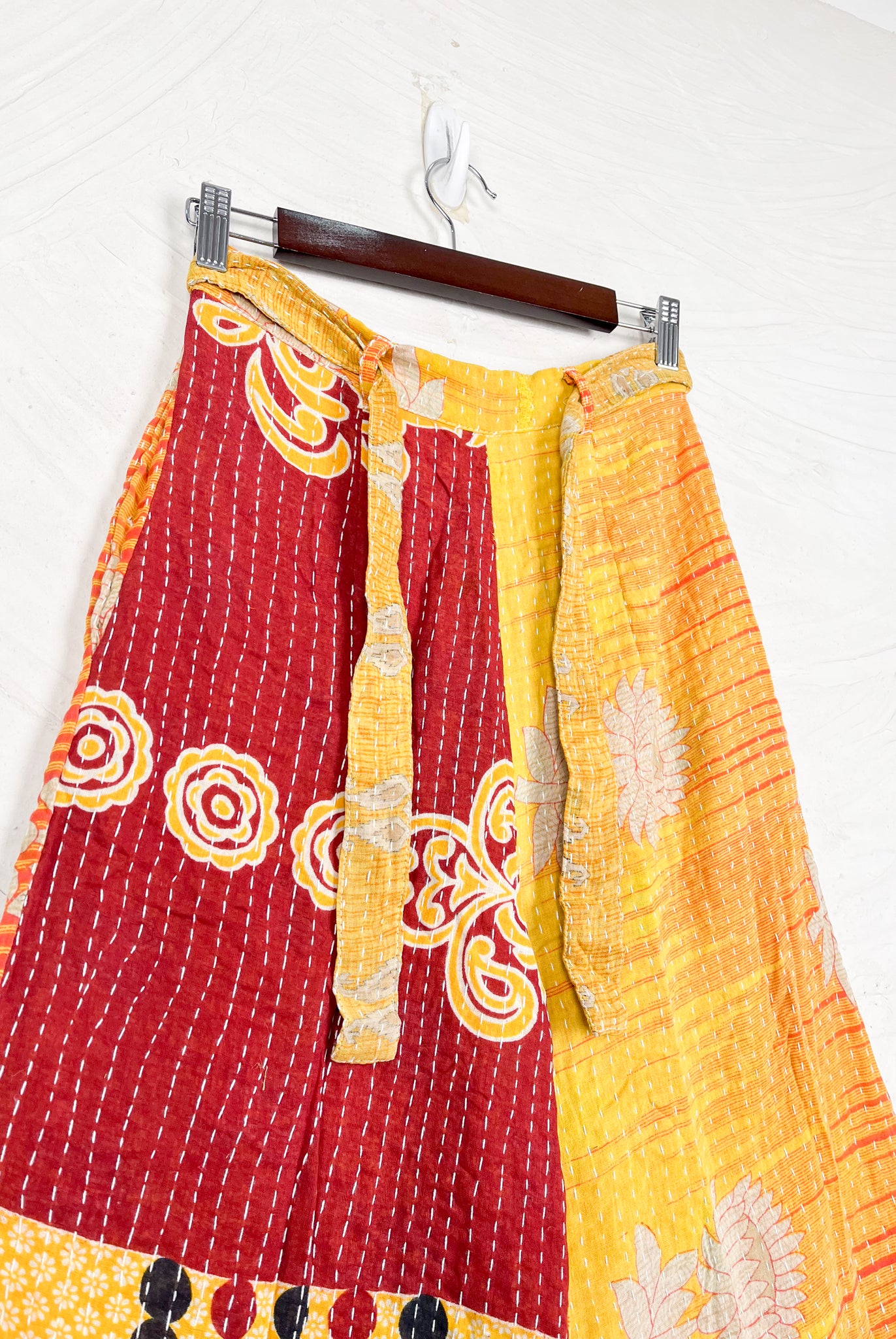 Upcycled kantha pants - Love Protect Sustain