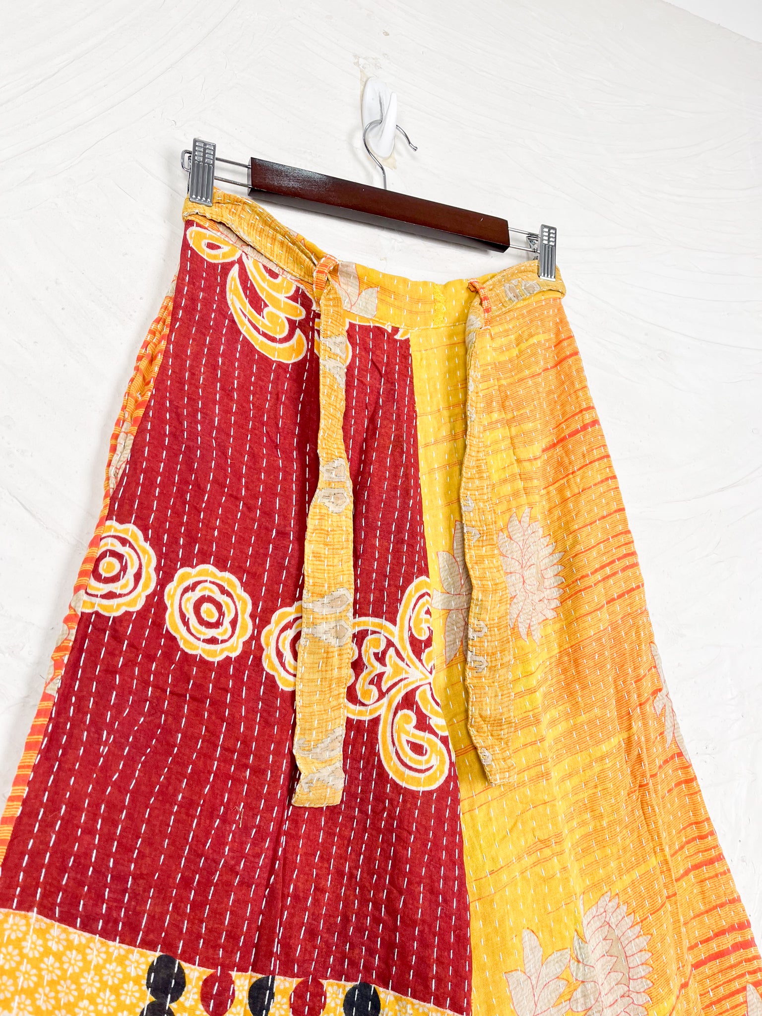 Upcycled kantha pants - Love Protect Sustain