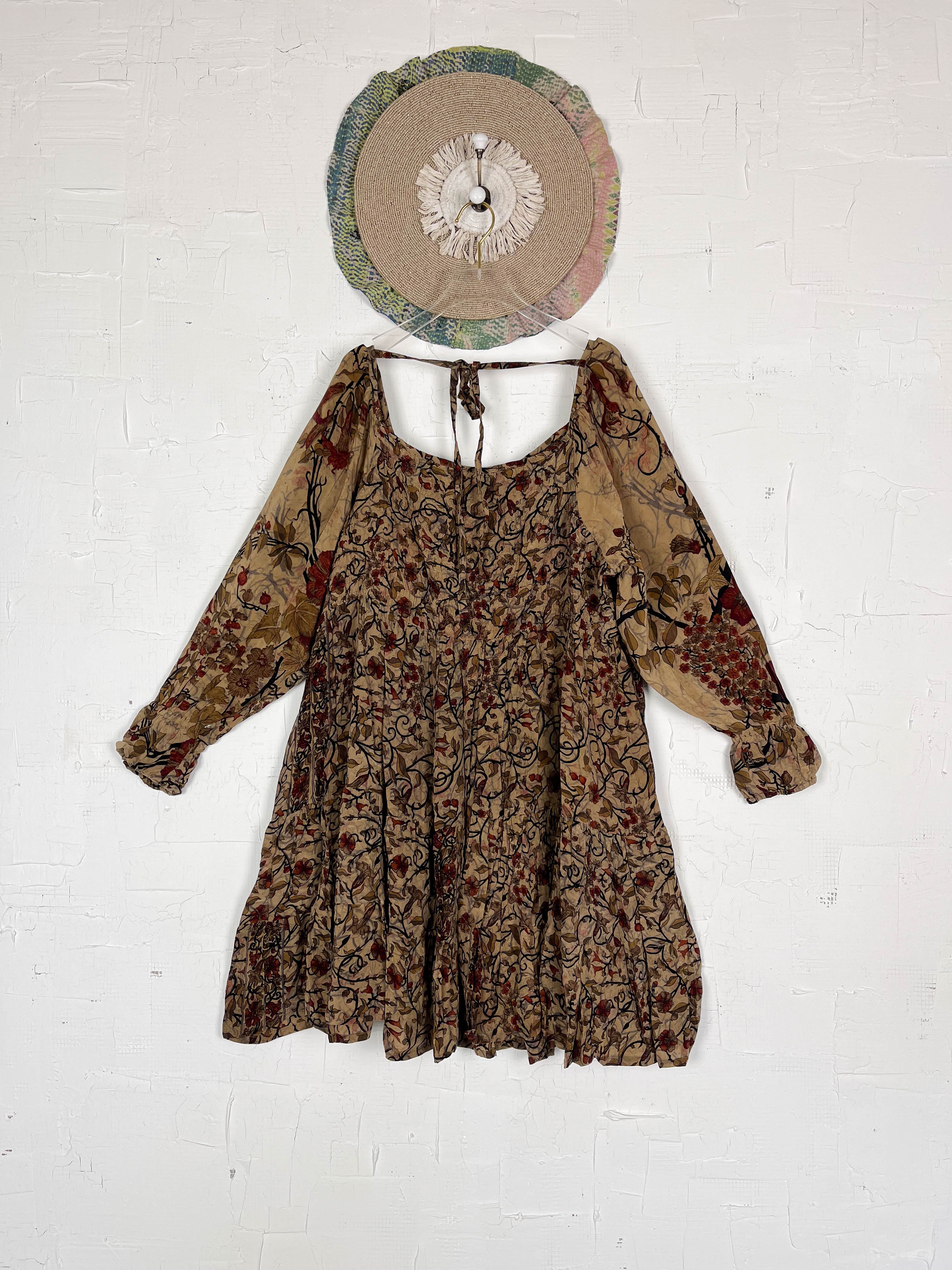 Upcycled patchwork dress - Love Protect Sustain