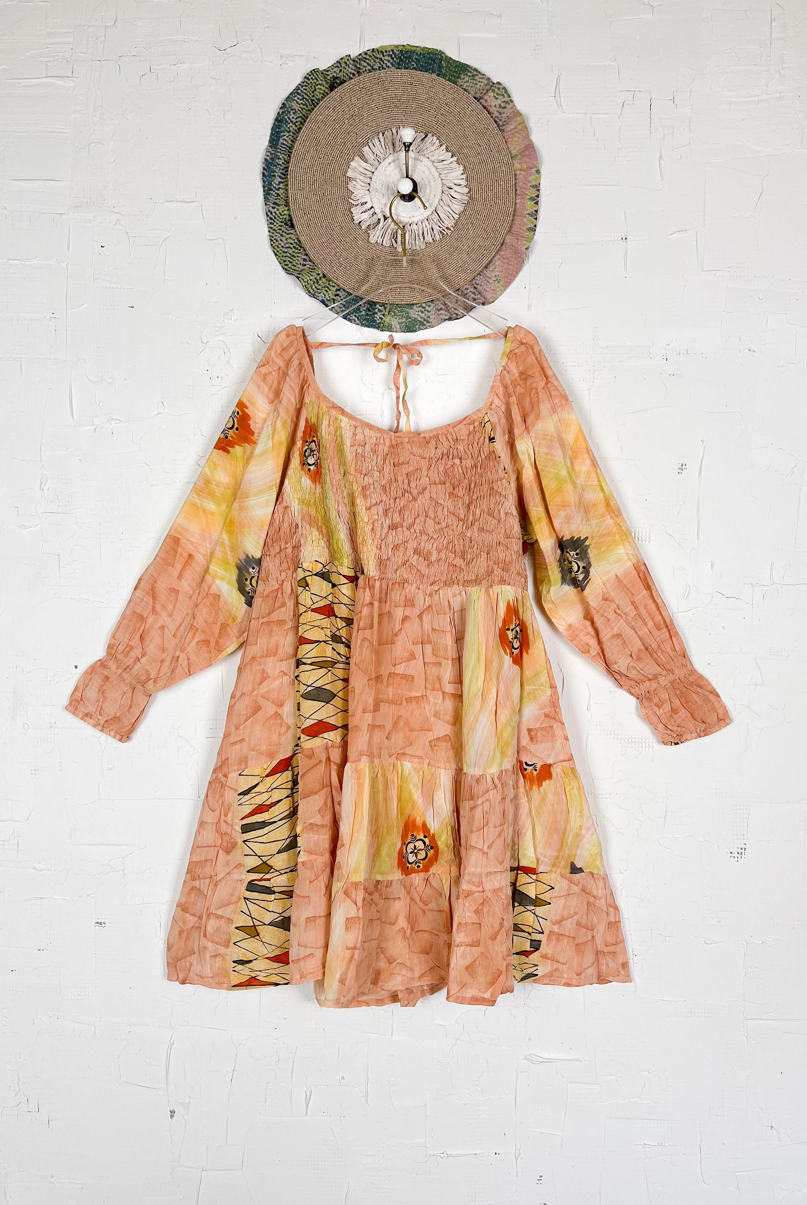 Upcycled patchwork dress - Love Protect Sustain