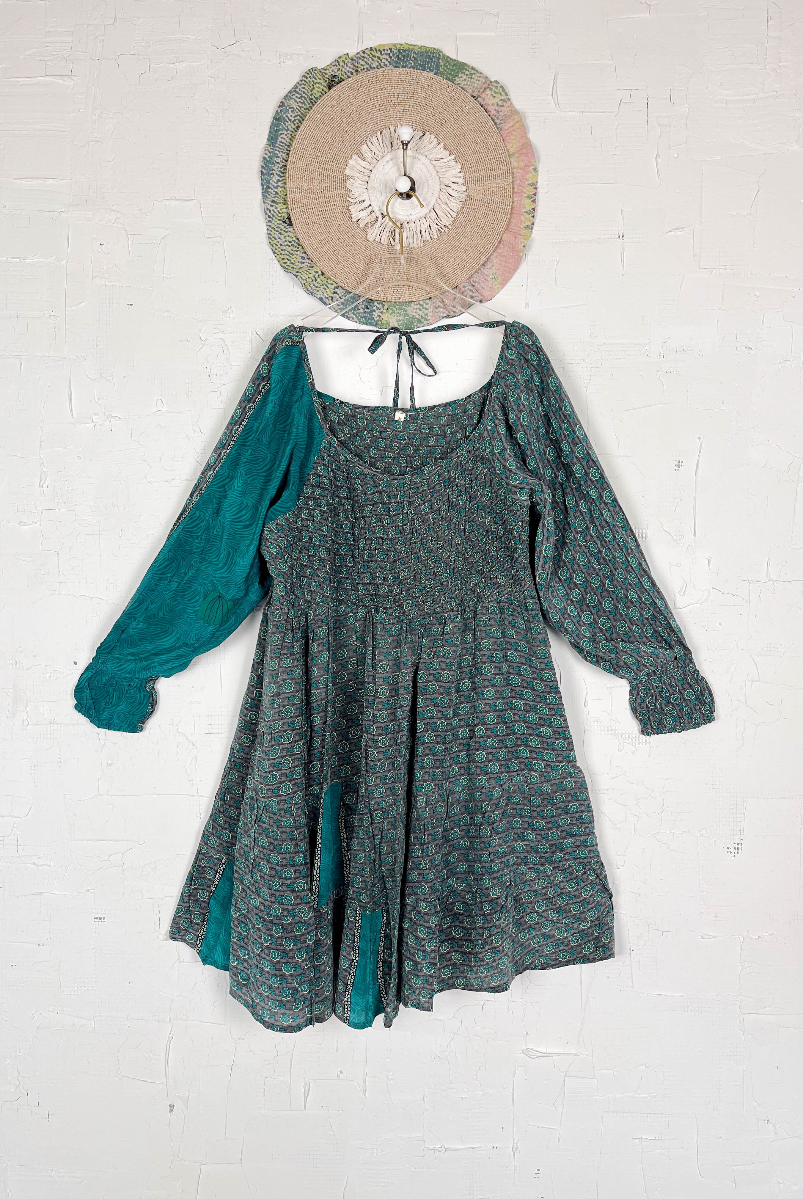 Upcycled patchwork dress - Love Protect Sustain
