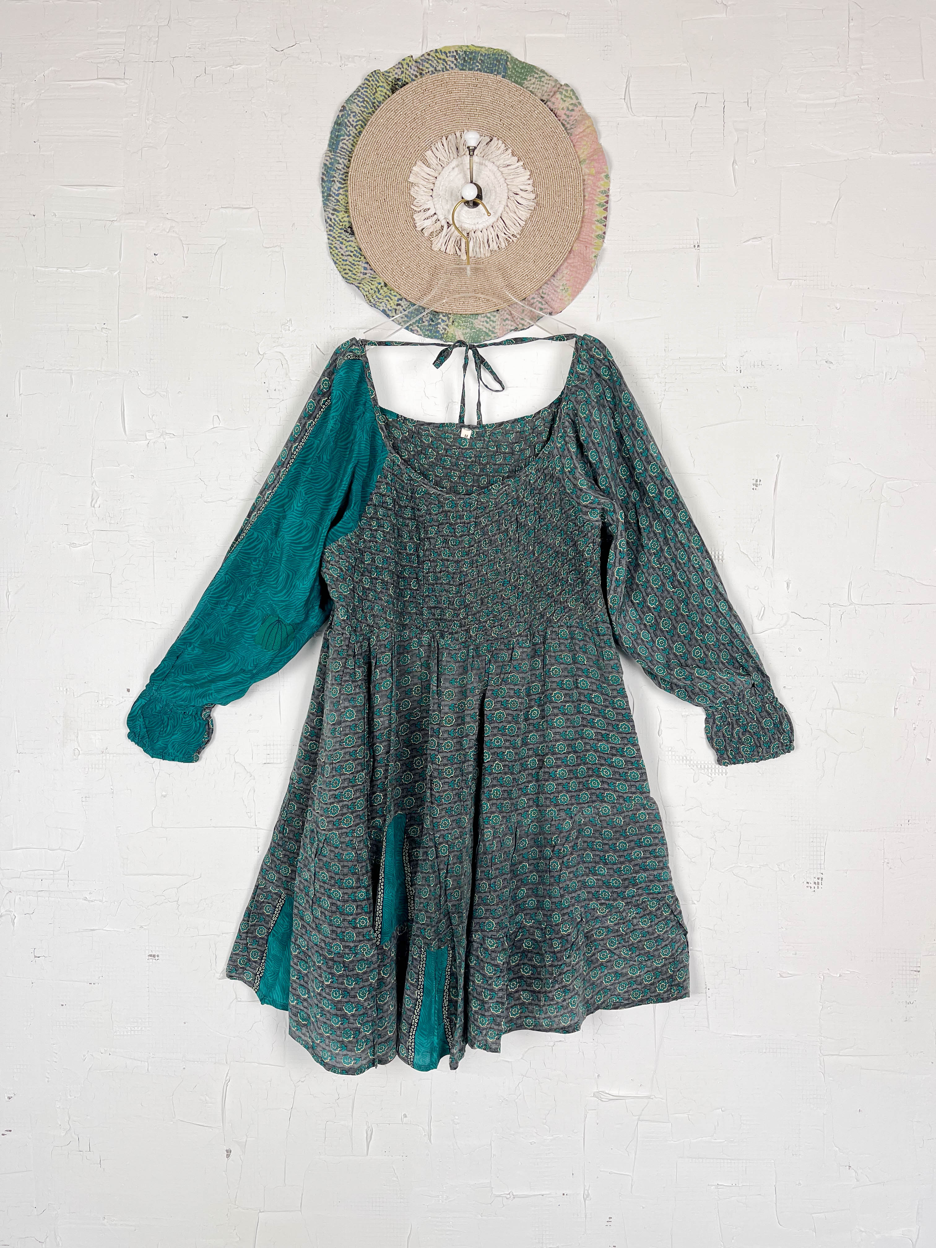 Upcycled patchwork dress - Love Protect Sustain