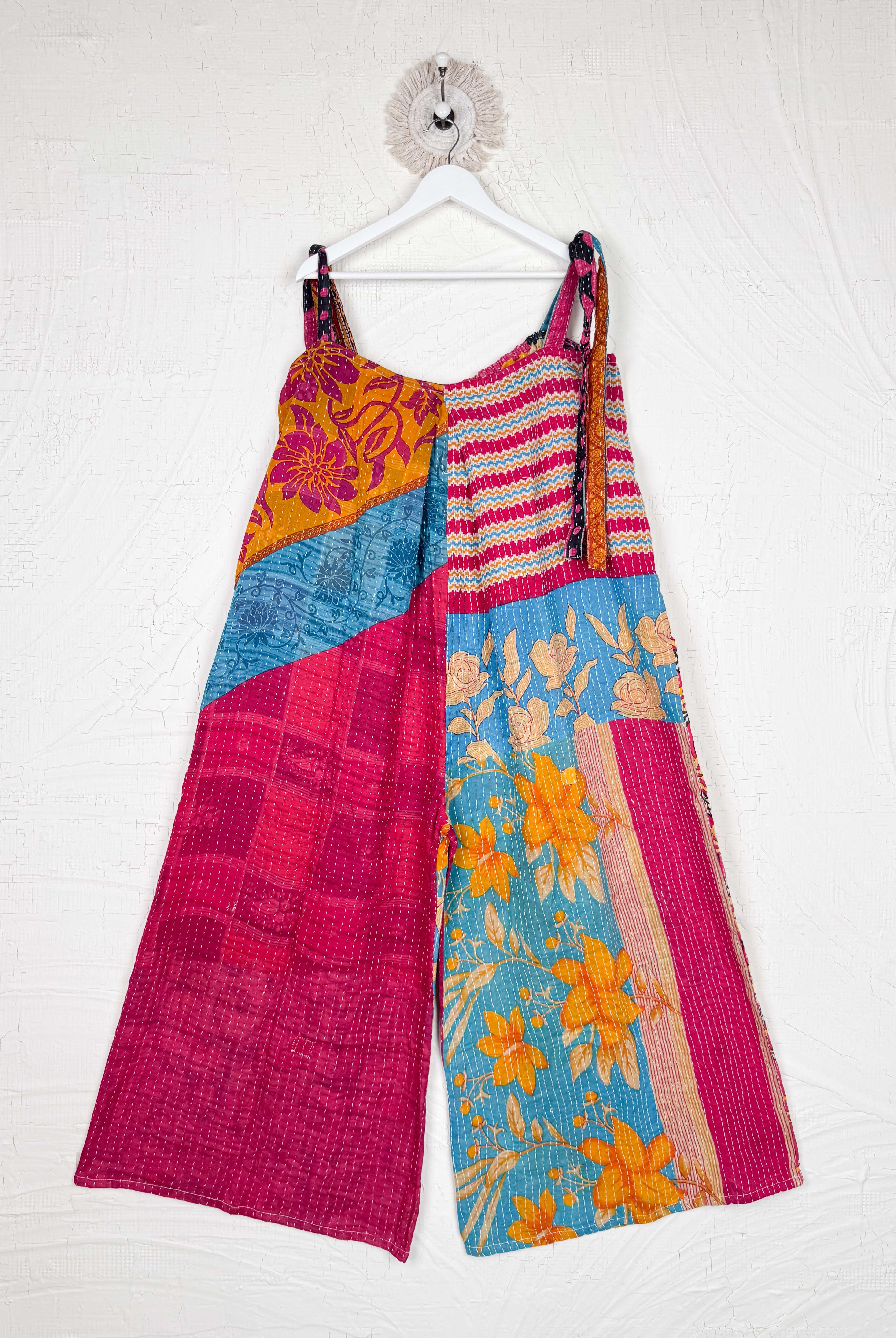 Upcycled saari jumpsuit - Love Protect Sustain