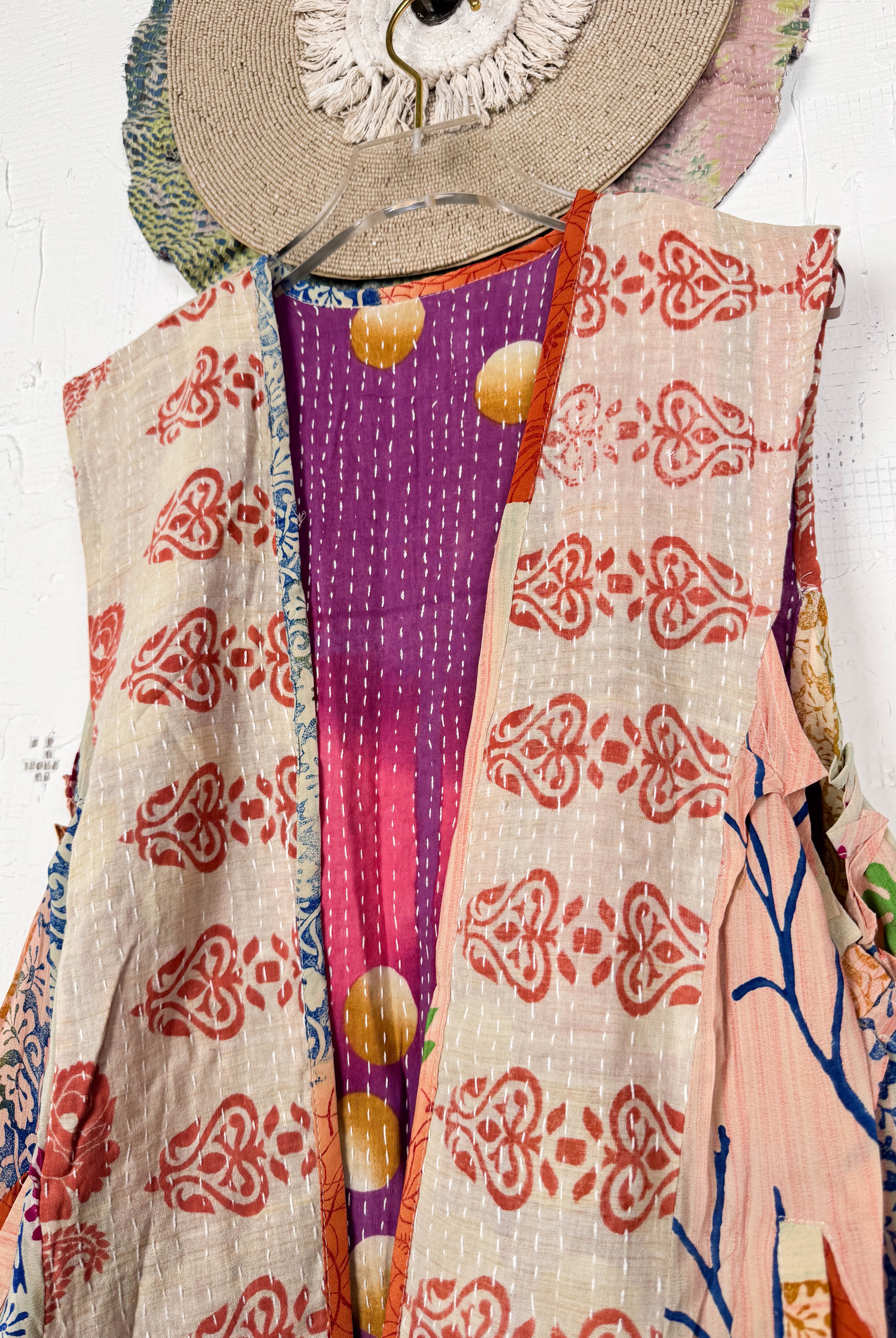 Upcycled silk Vest - Love Protect Sustain