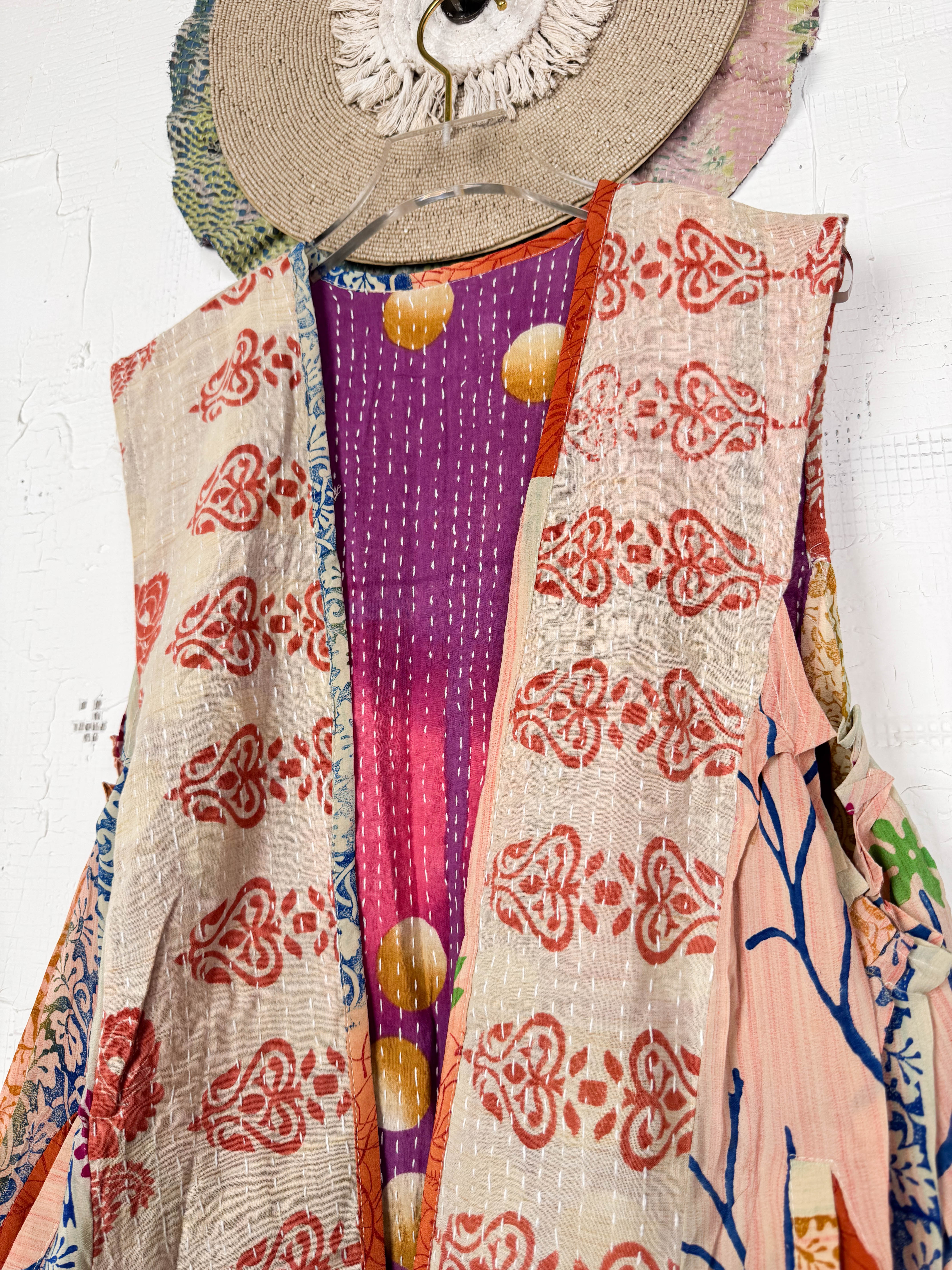 Upcycled silk Vest - Love Protect Sustain