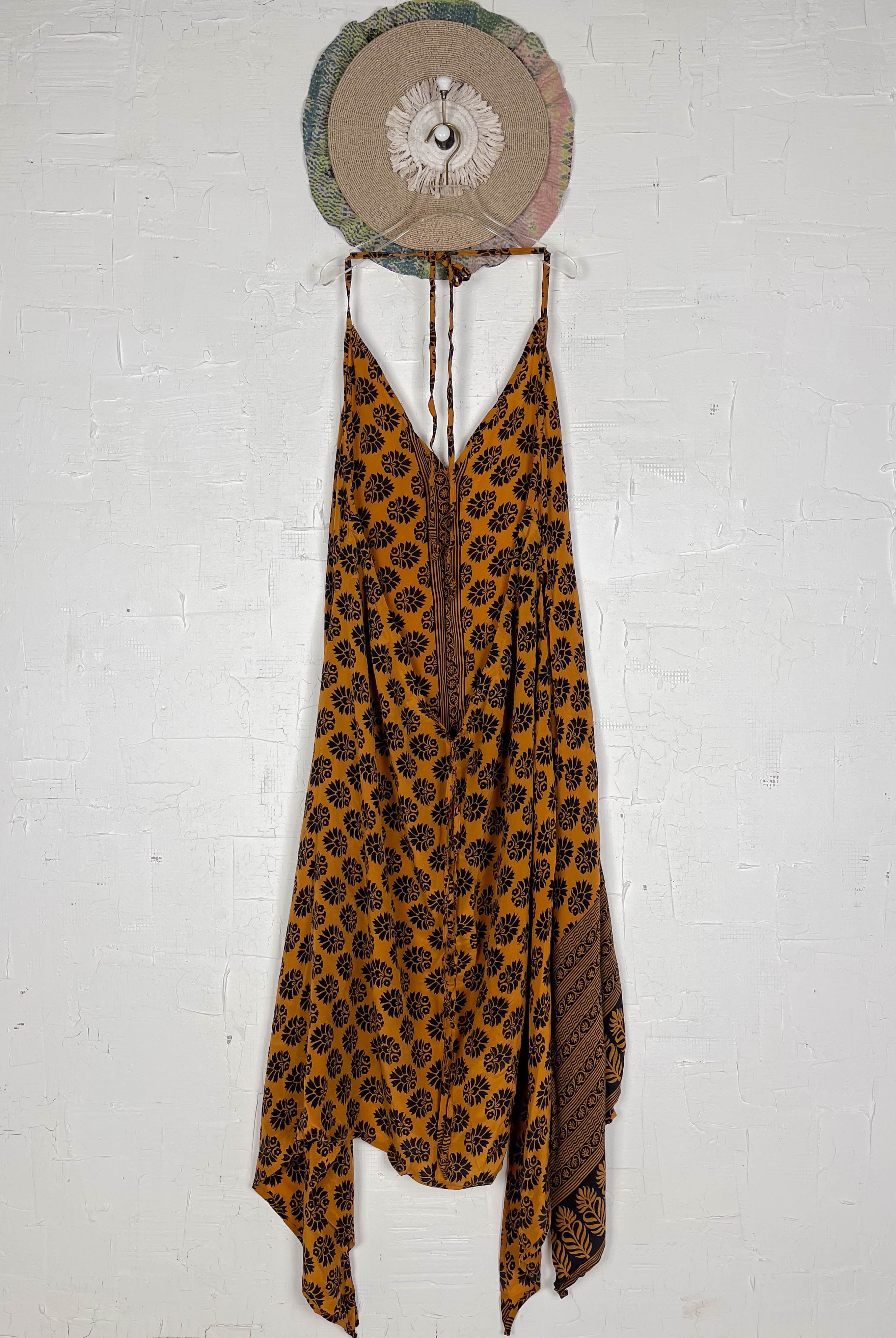 Upcycled silk dress - Love Protect Sustain