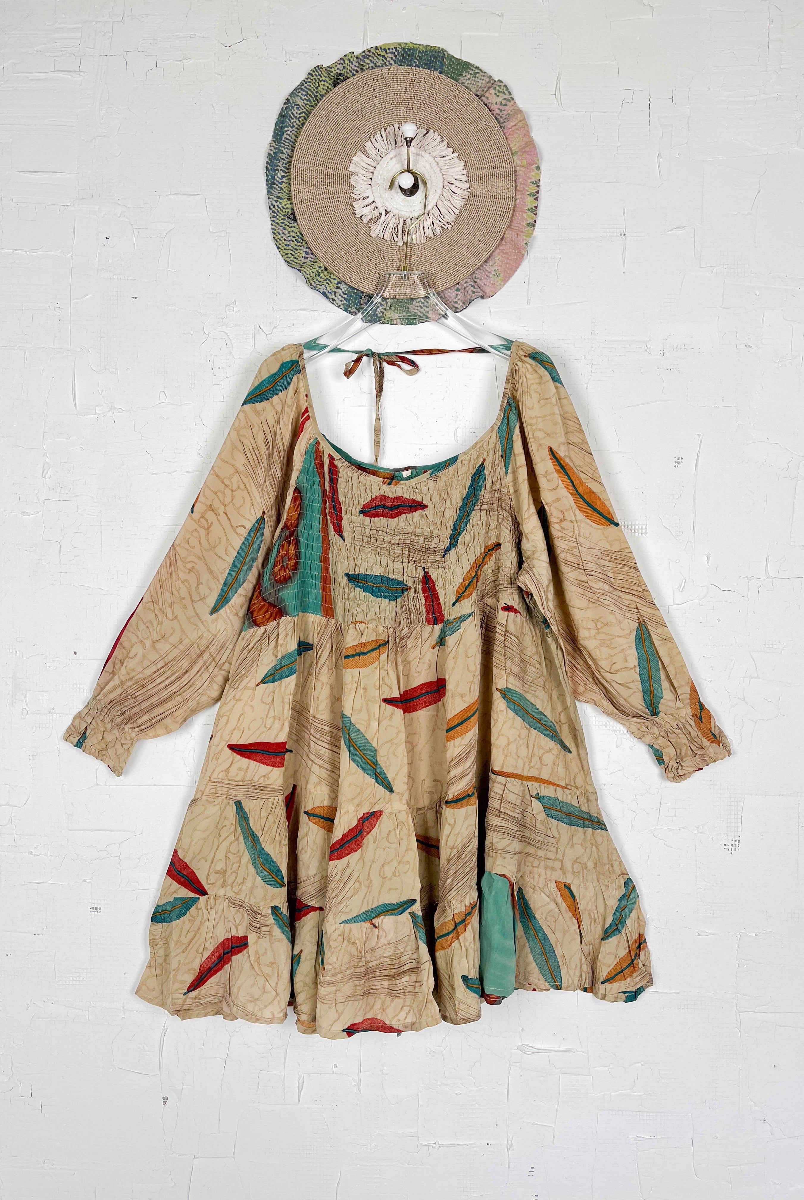 Upcycled silk dress - Love Protect Sustain