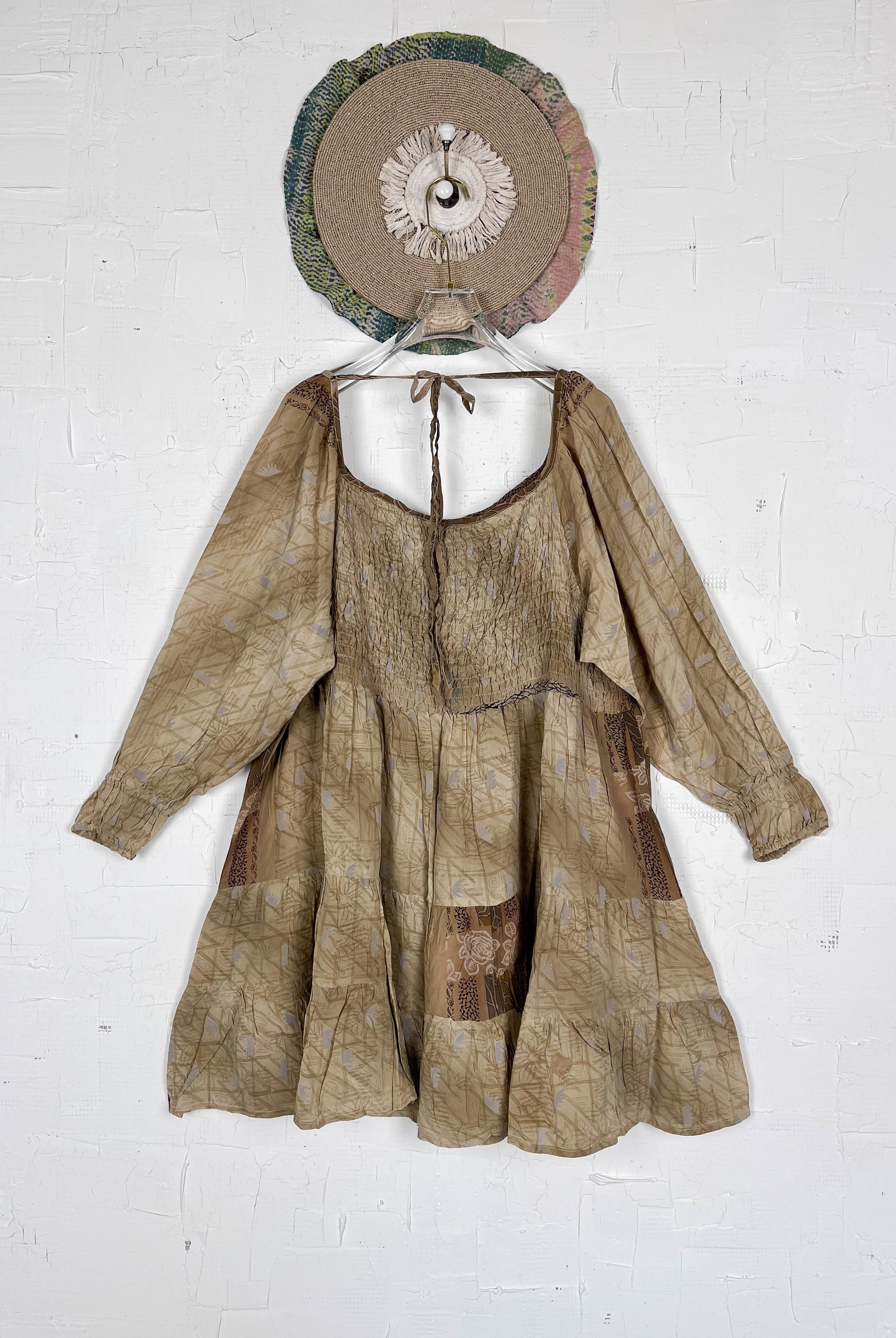 Upcycled silk dress - Love Protect Sustain