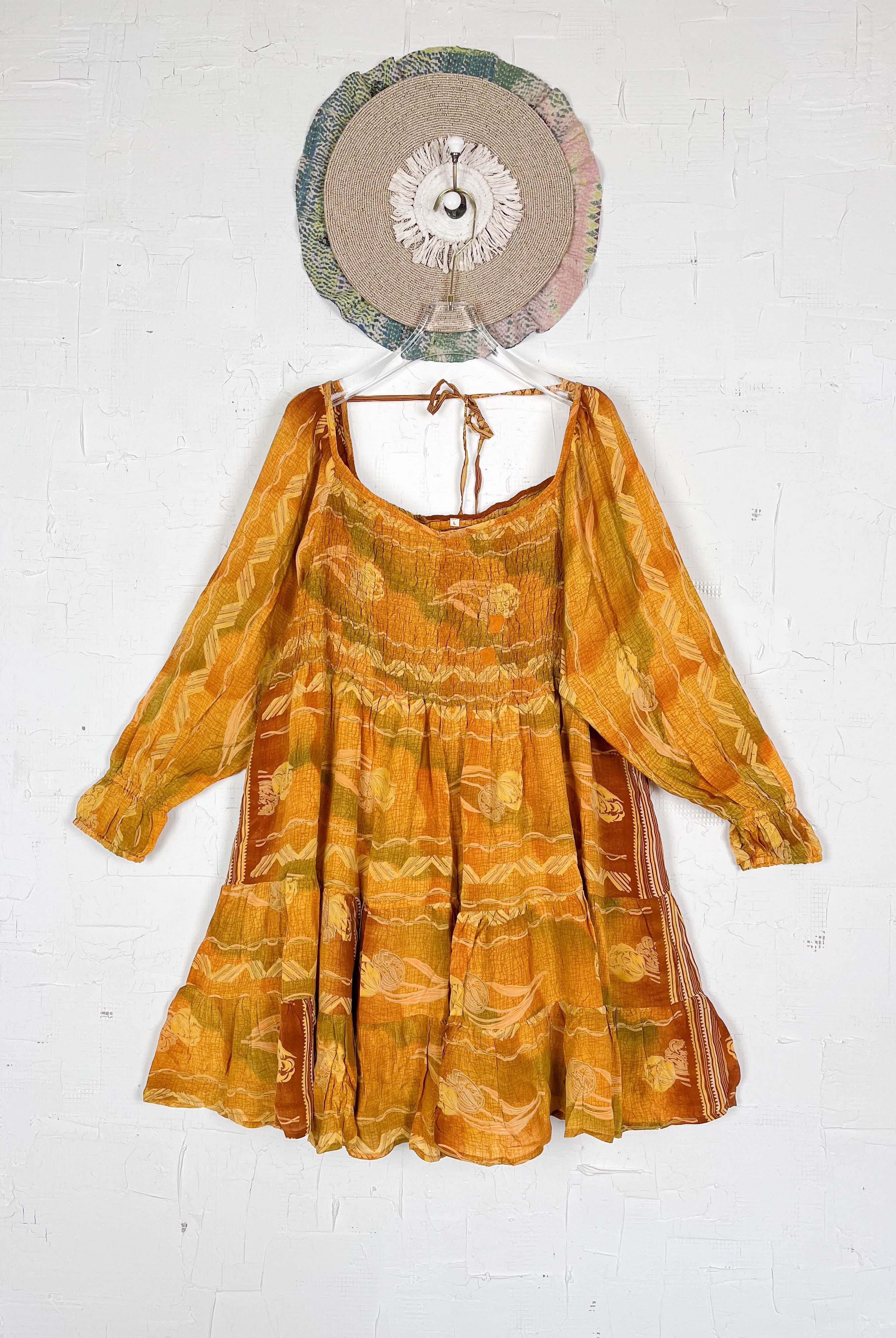 Upcycled silk dress - Love Protect Sustain