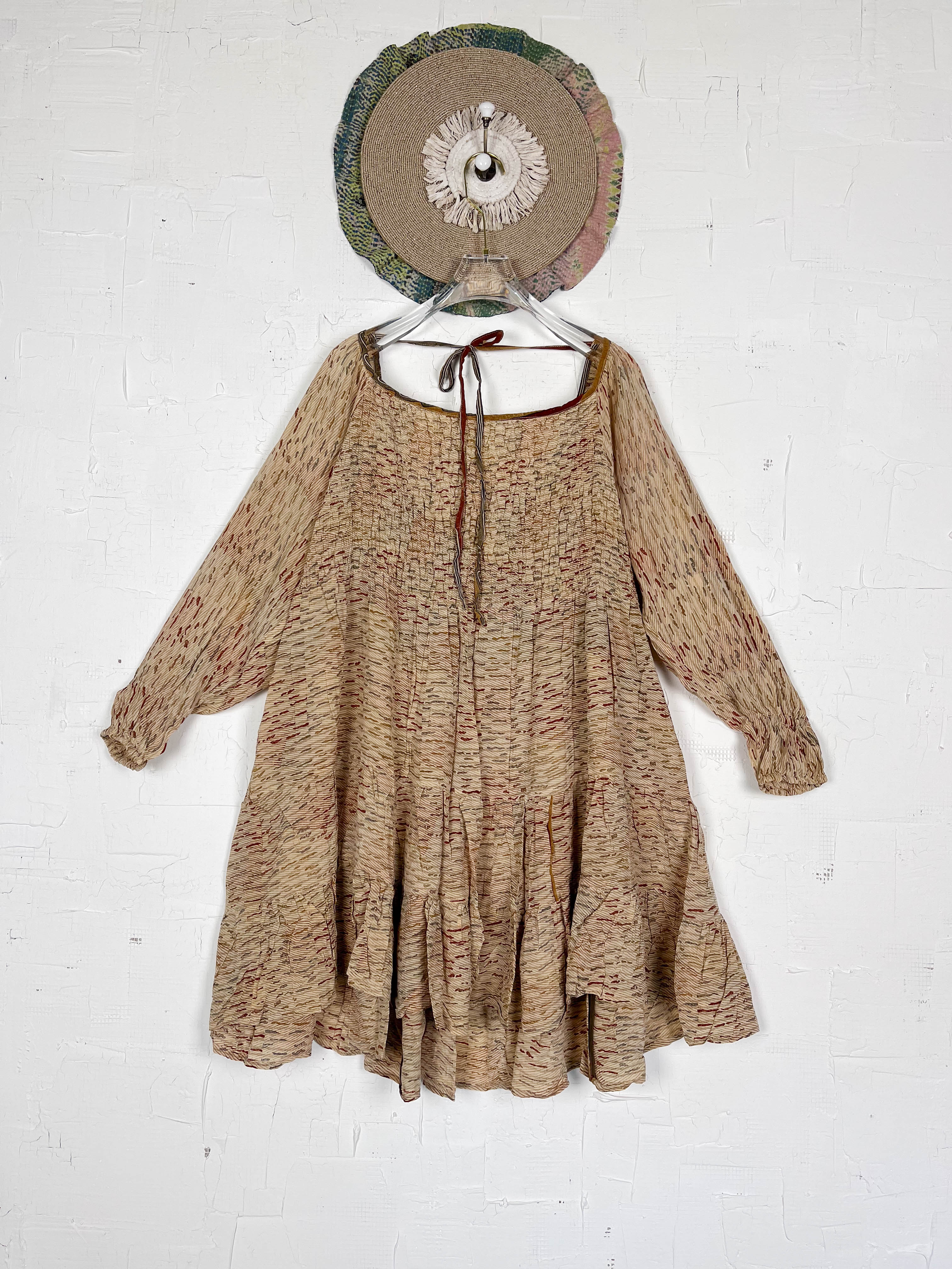 Upcycled silk dress - Love Protect Sustain