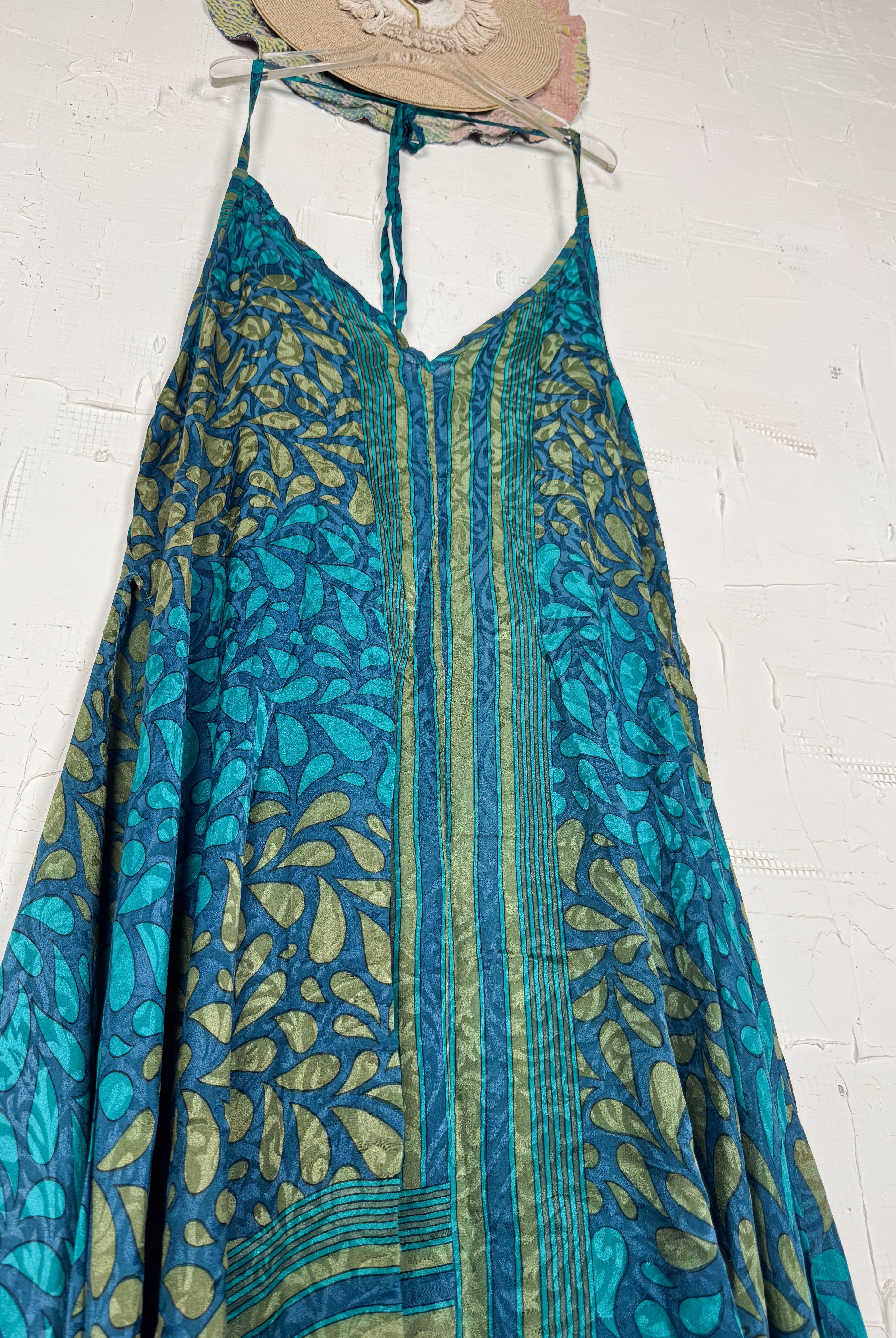 Upcycled silk dress - Love Protect Sustain