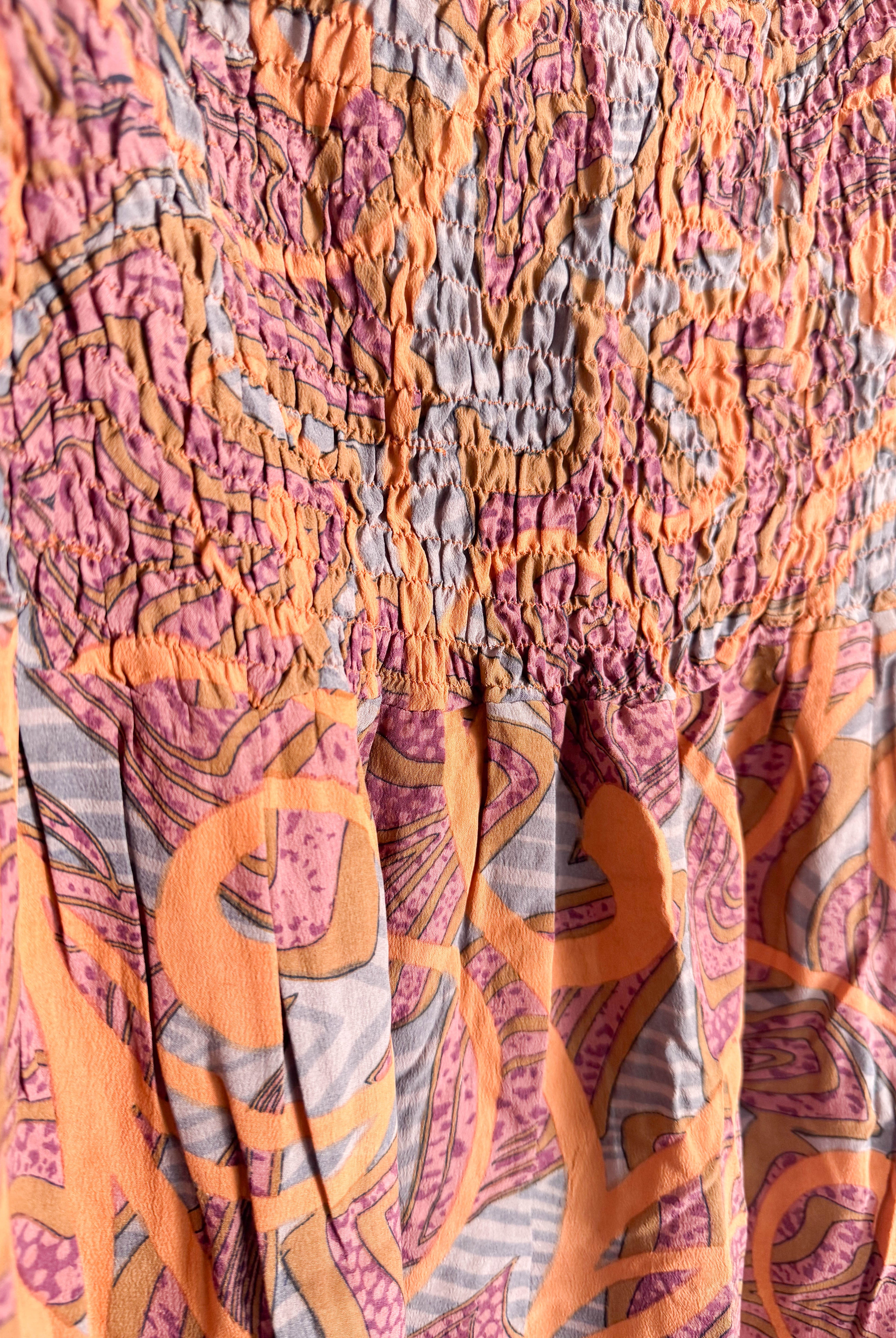 Upcycled silk dress - Love Protect Sustain