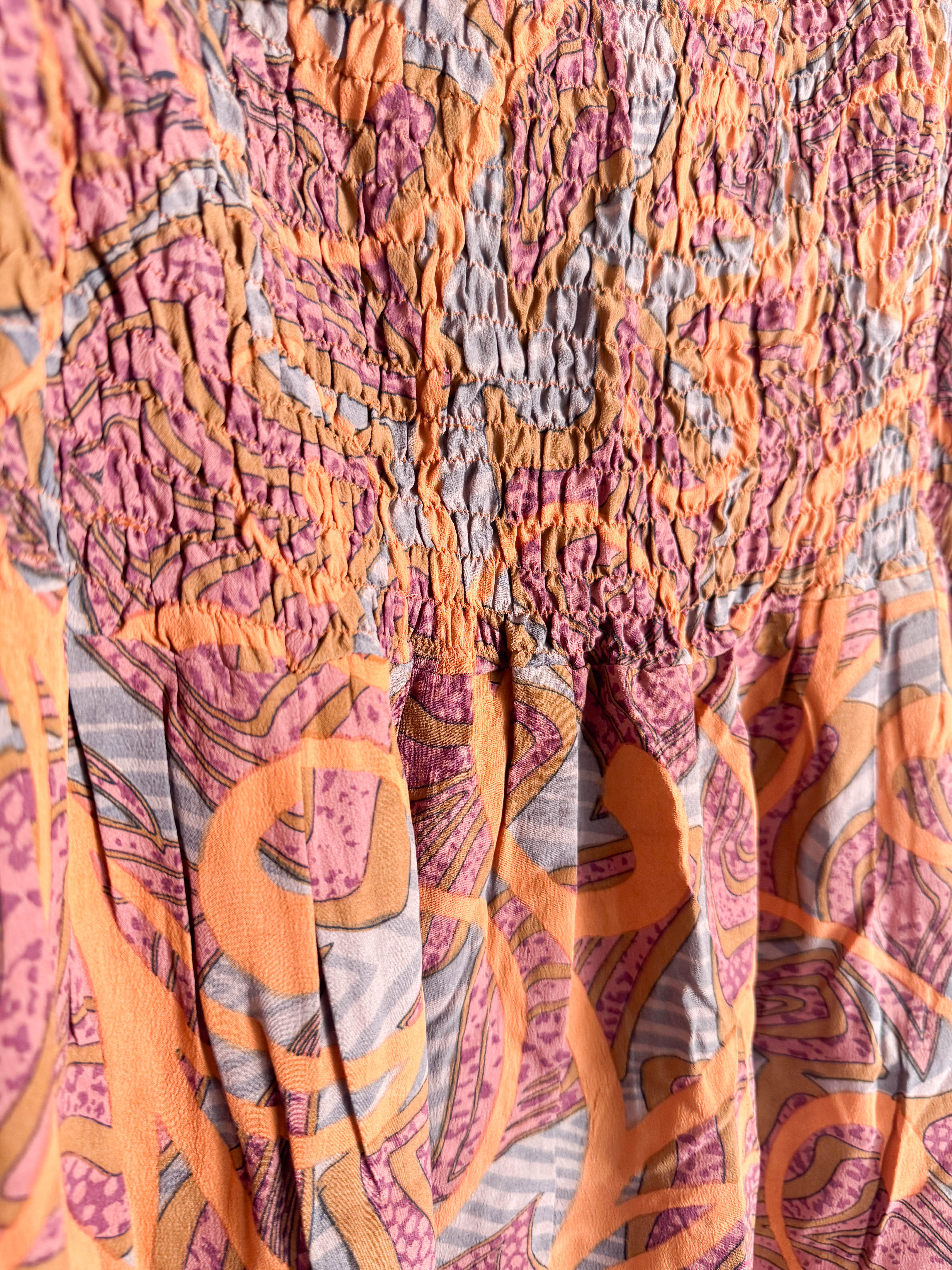 Upcycled silk dress - Love Protect Sustain