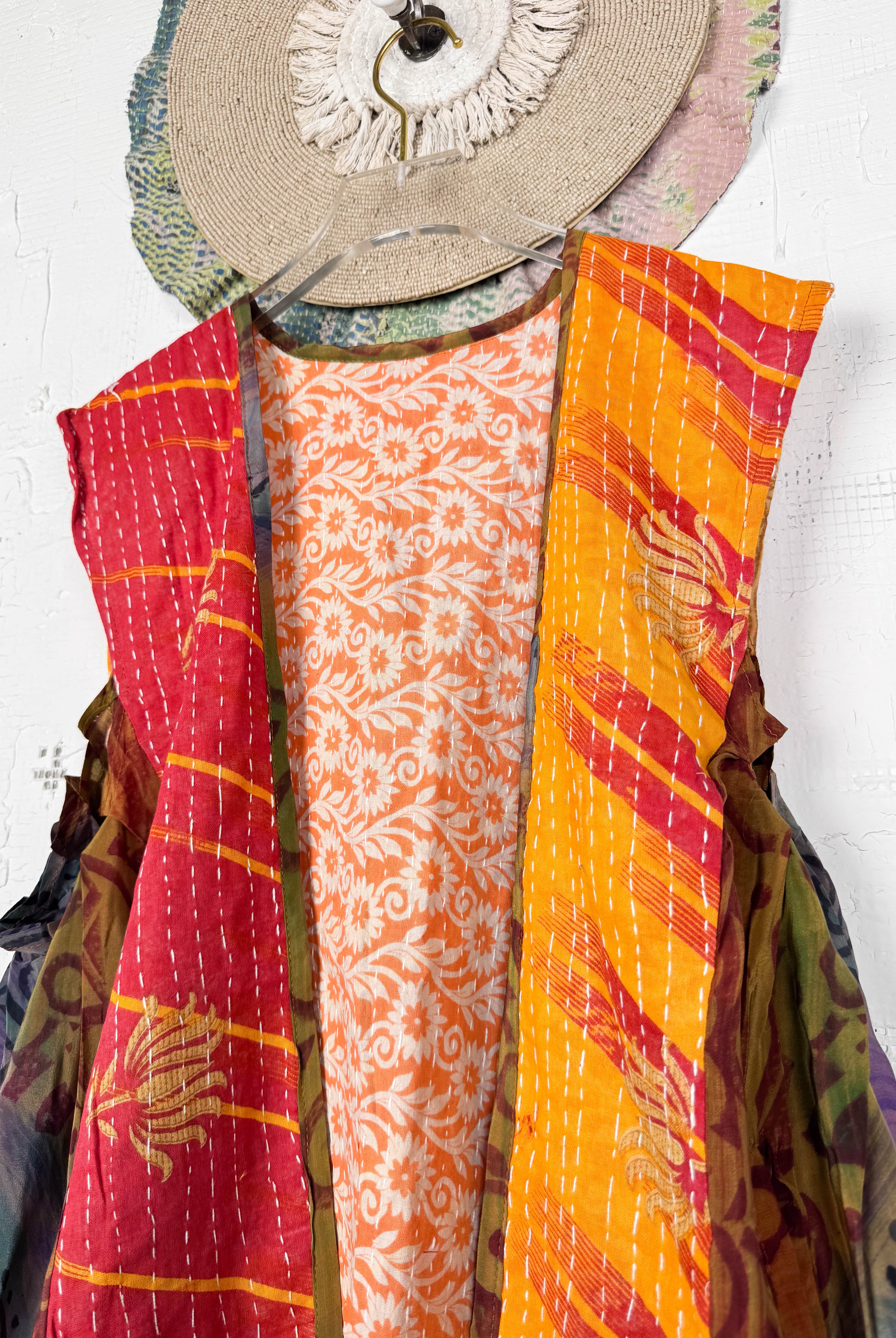 Upcycled silk vest - Love Protect Sustain