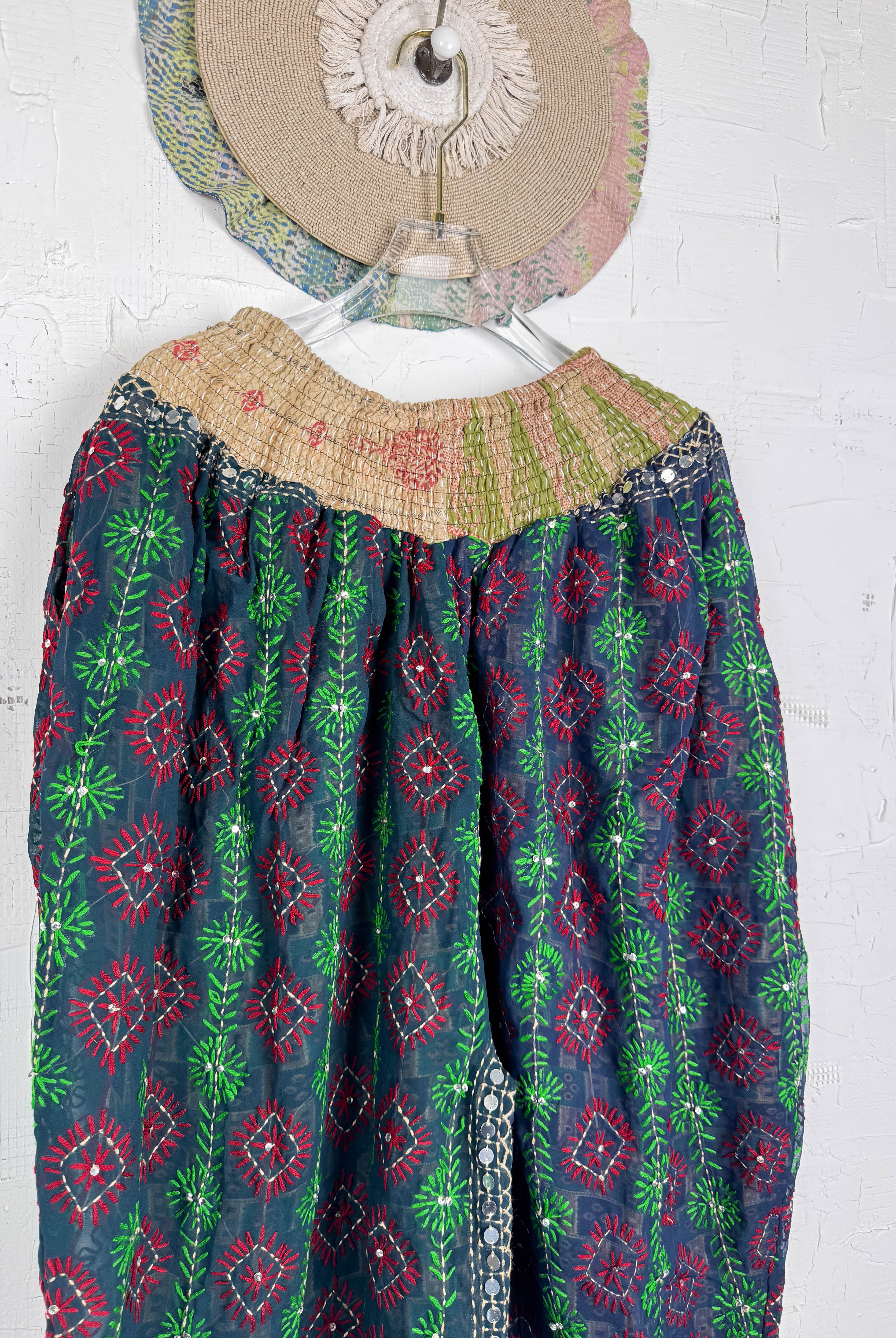 Versatile patterned pants for vacation- Love Protect Sustain