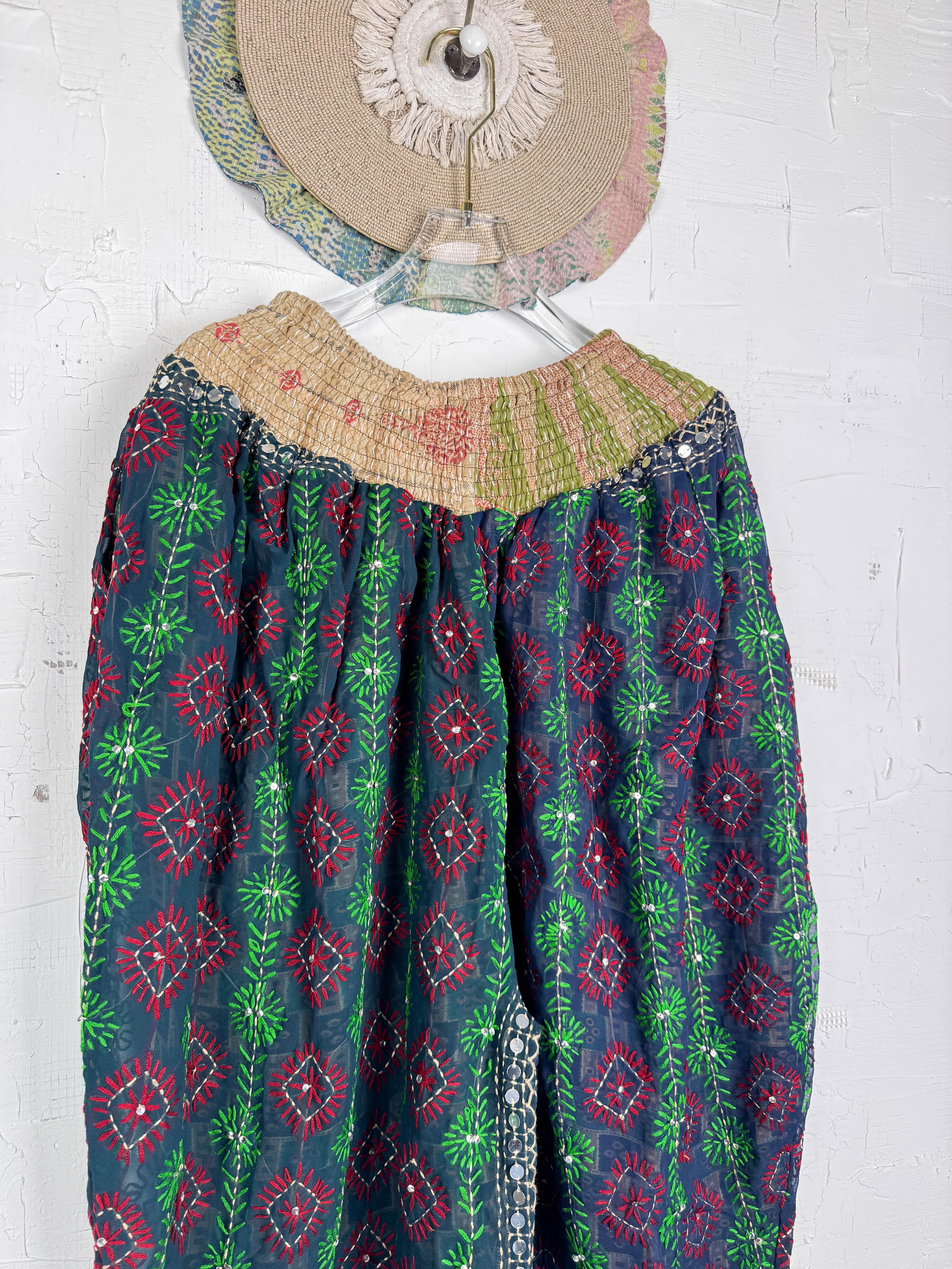 Versatile patterned pants for vacation- Love Protect Sustain