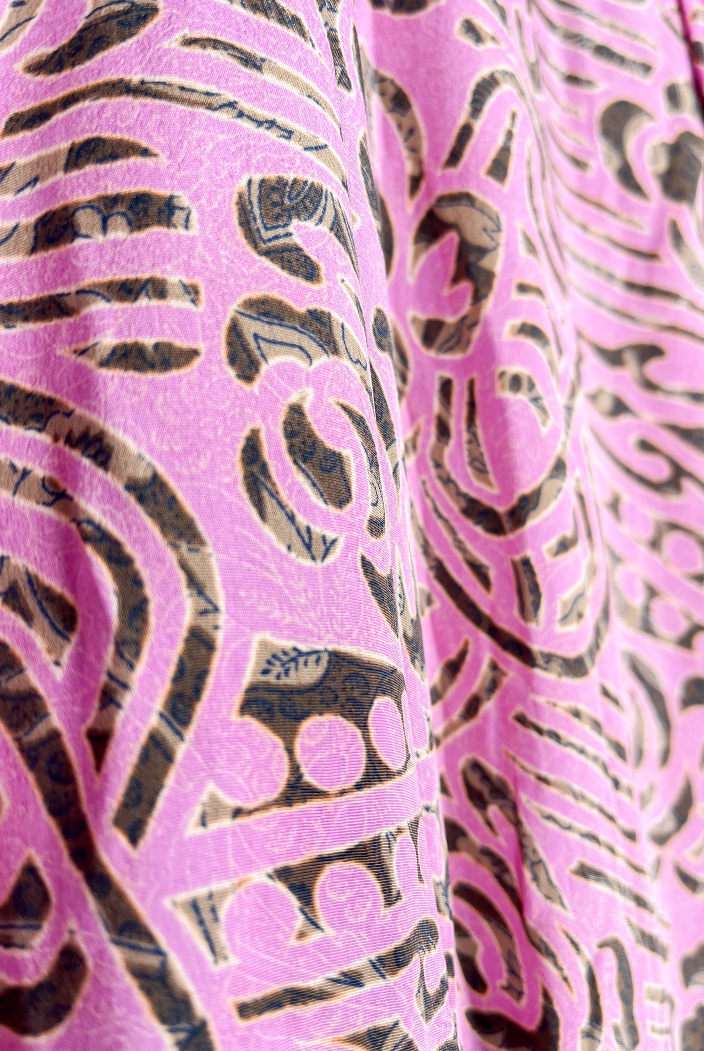 Vintage Bhoho Silk Dress - Love Protect Sustain