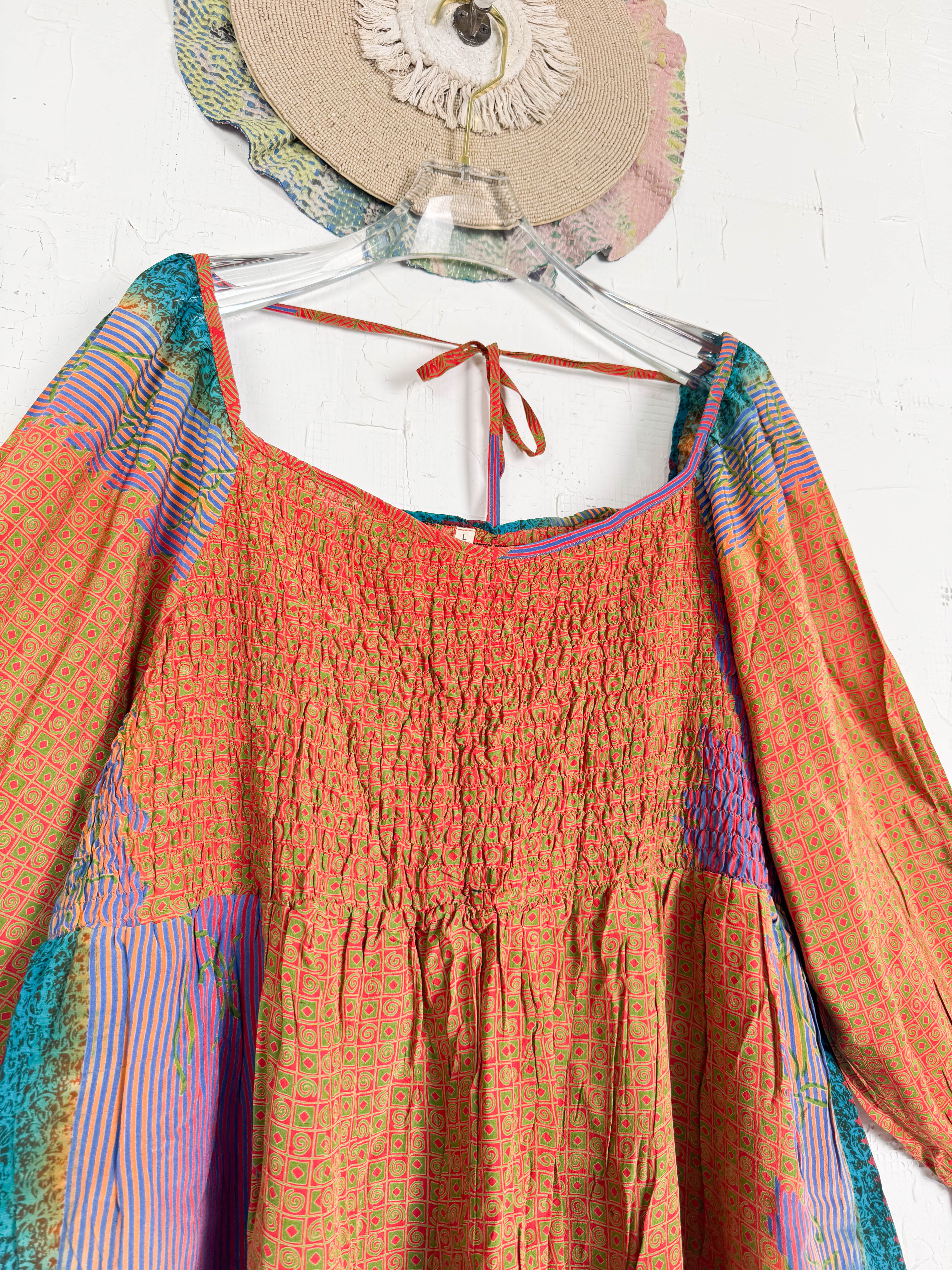 Vintage Boho Dress - Love Protect Sustain