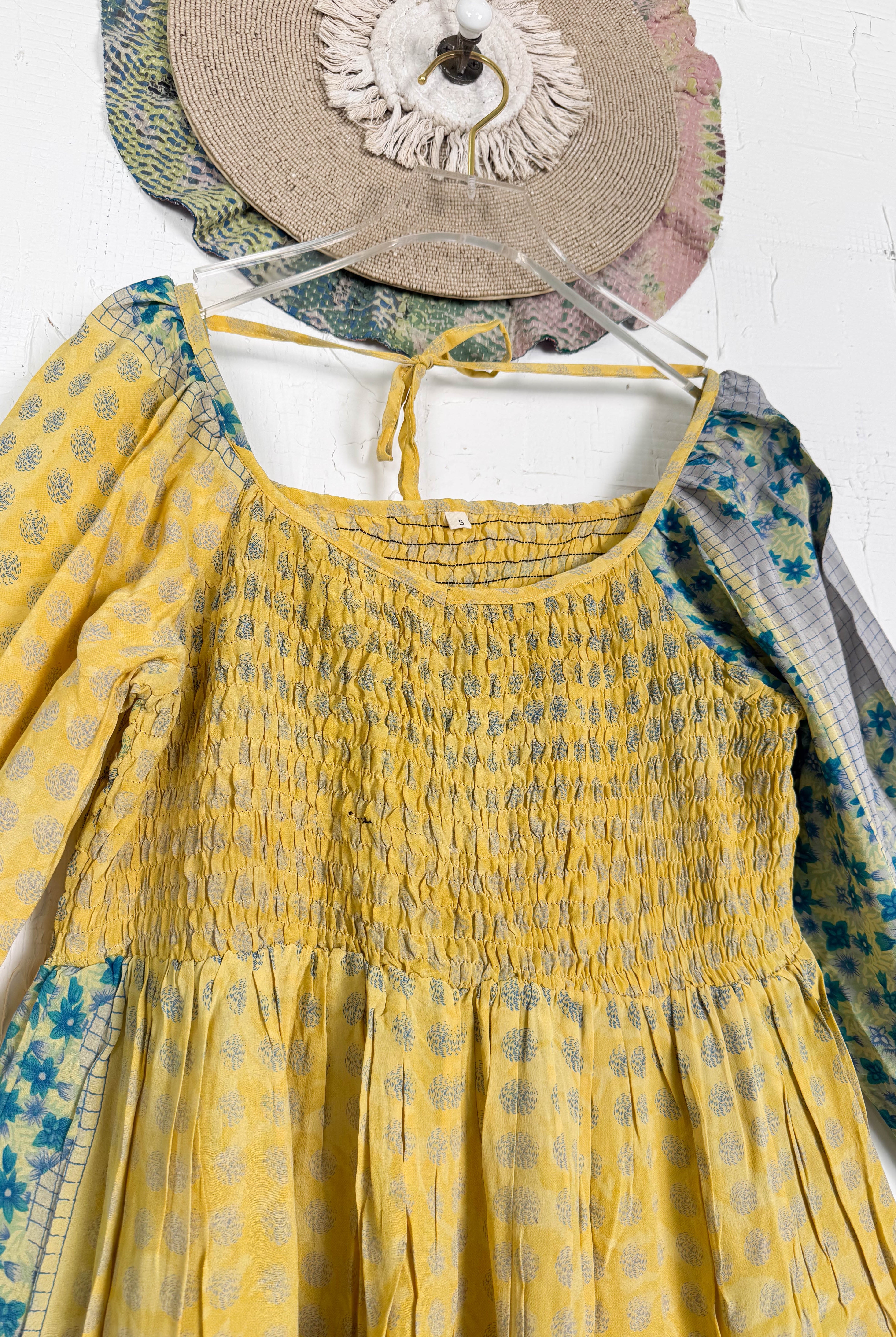 Vintage Boho Dress - Love Protect Sustain