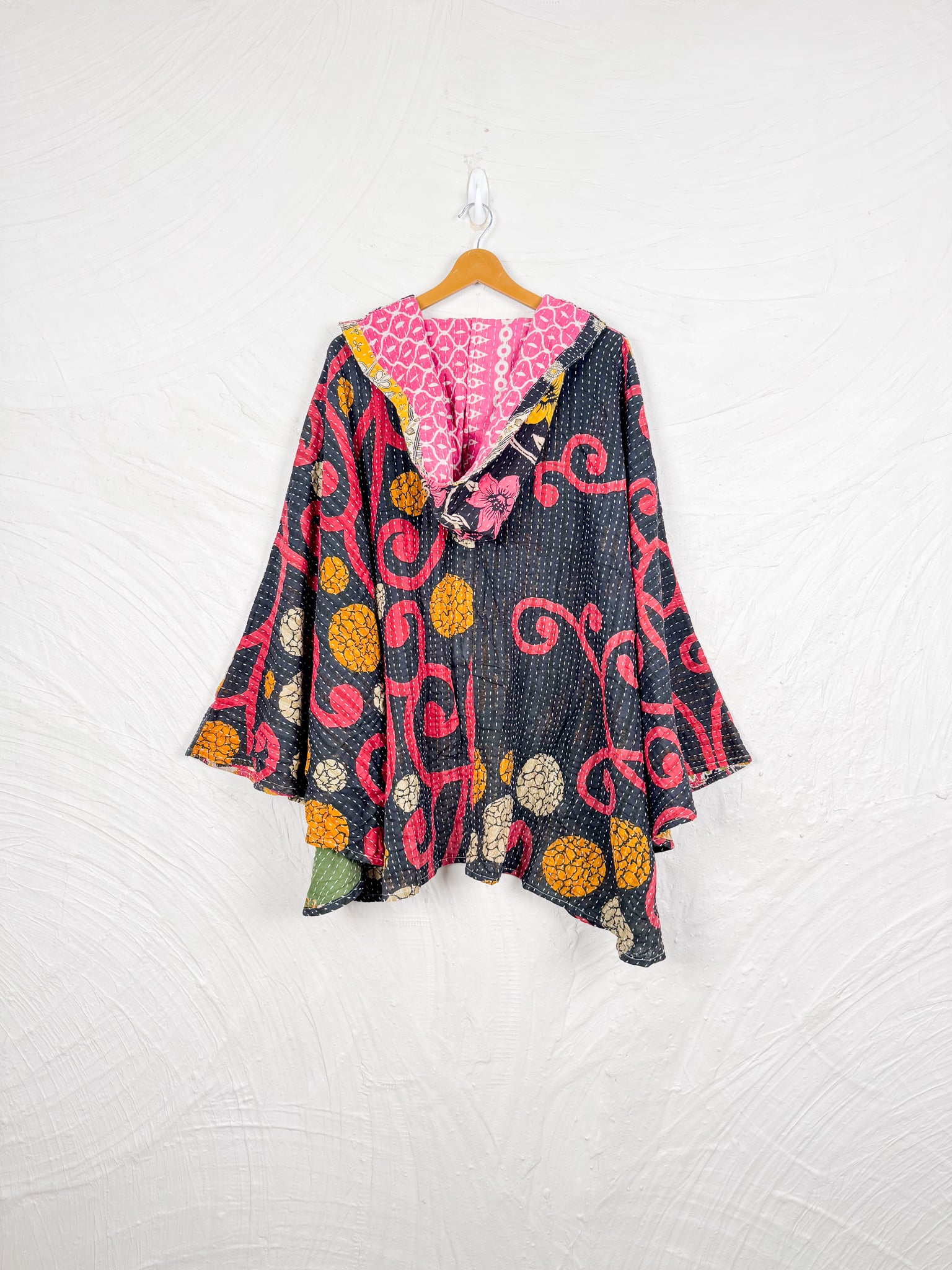 Vintage Boho Poncho - Love Protect Sustain