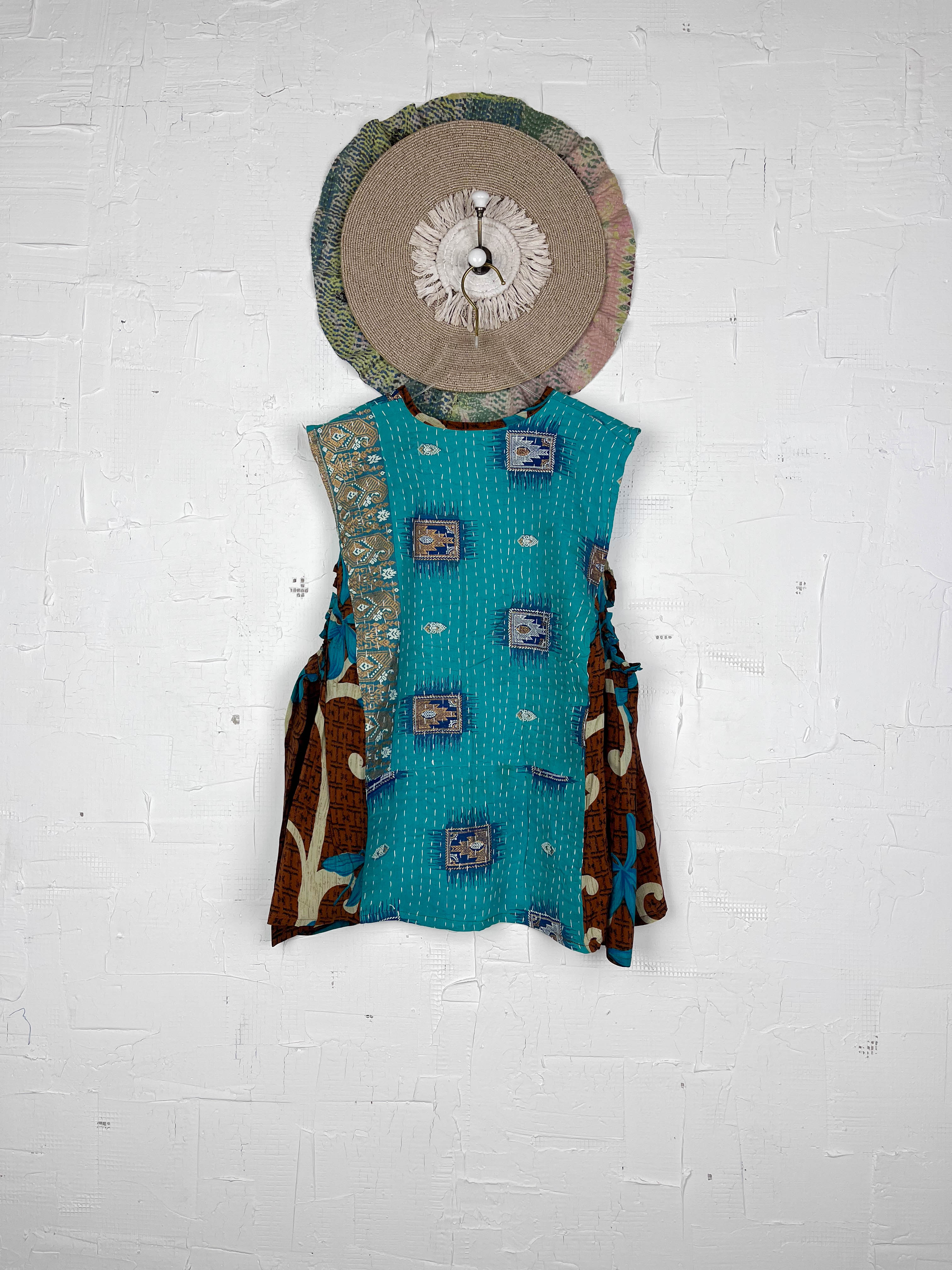 Vintage Boho Top - Love Protect Sustain