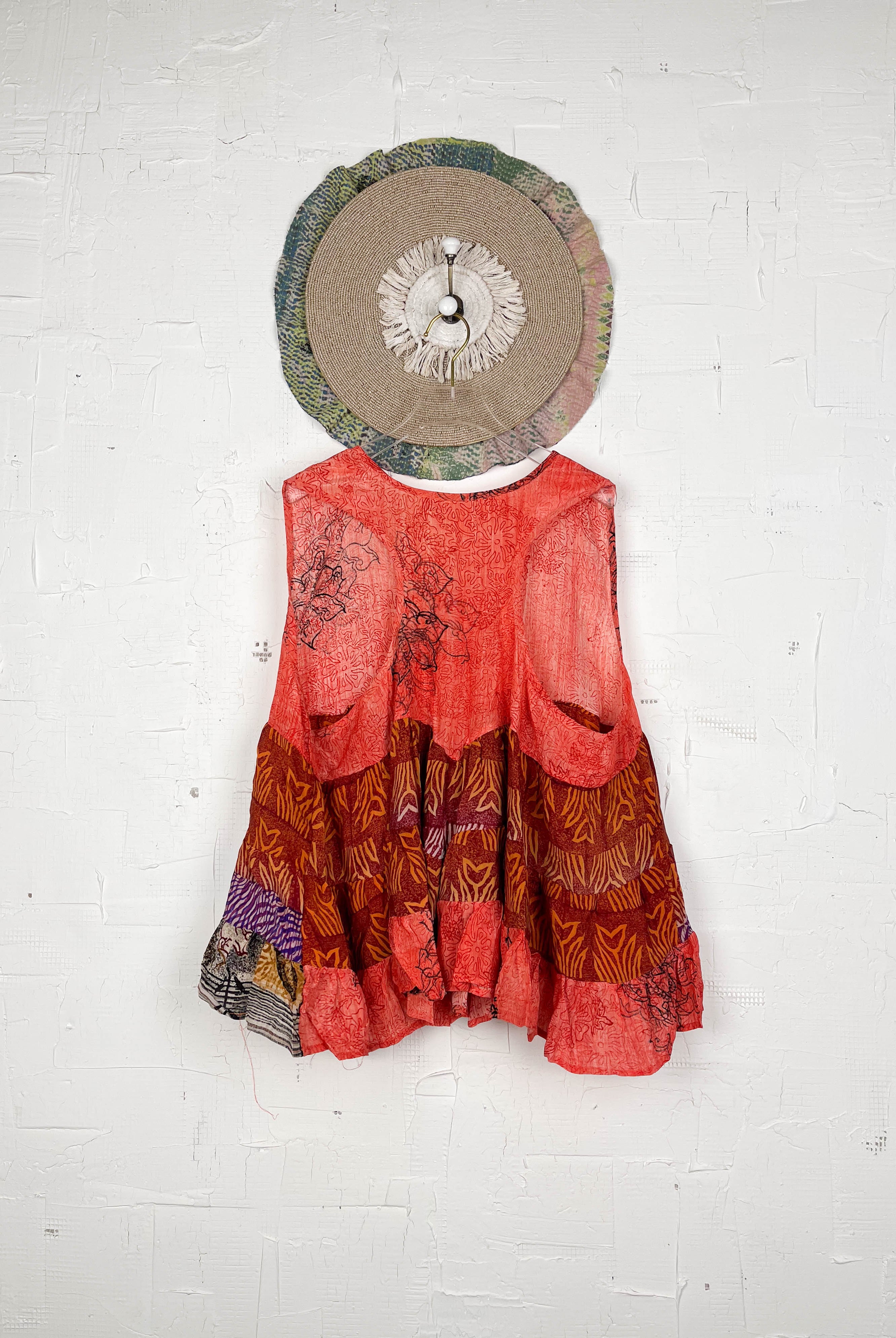 Vintage Boho Vest Top - Love Protect Sustain