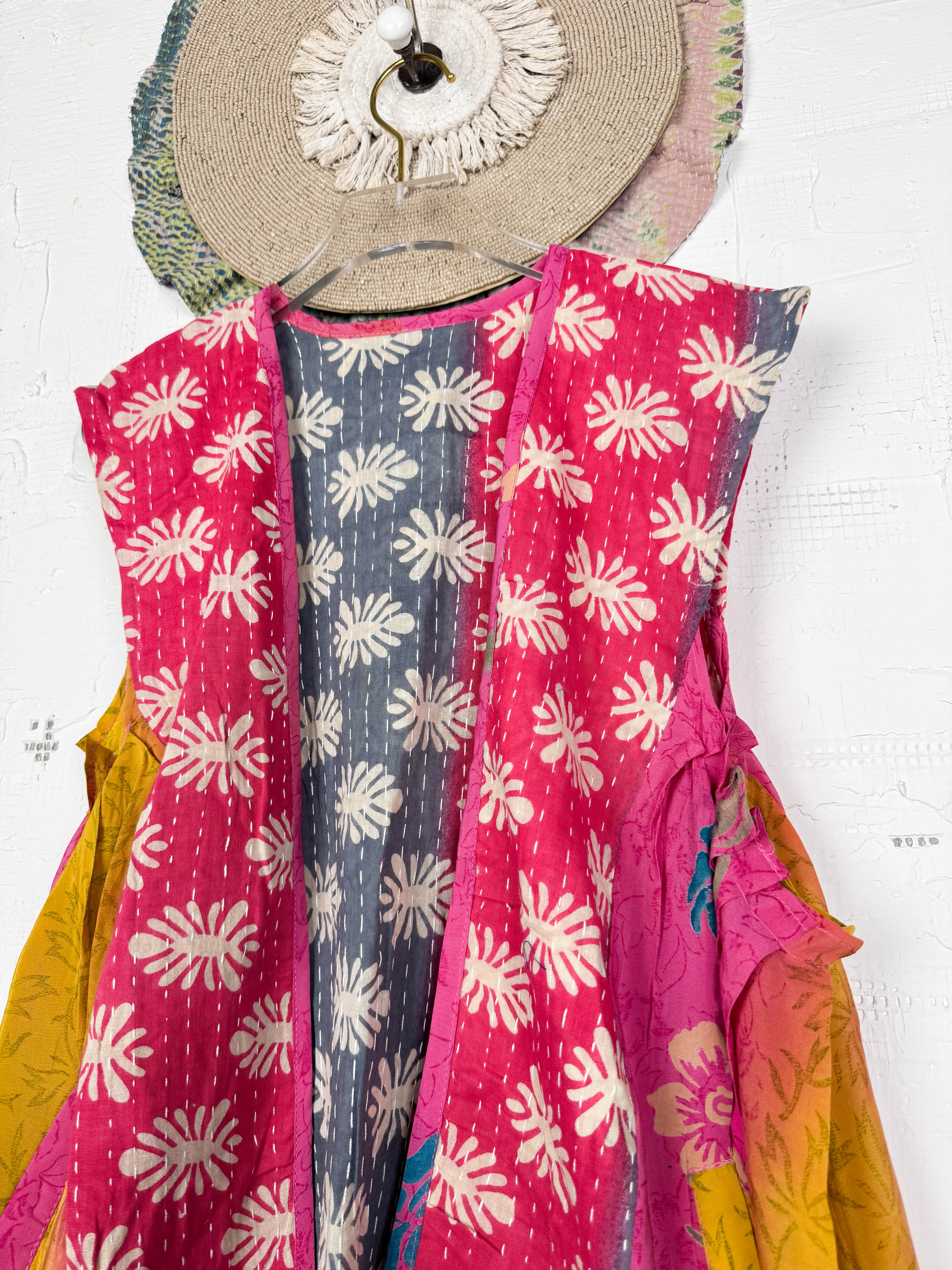 Vintage Boho Vest - Love Protect Sustain