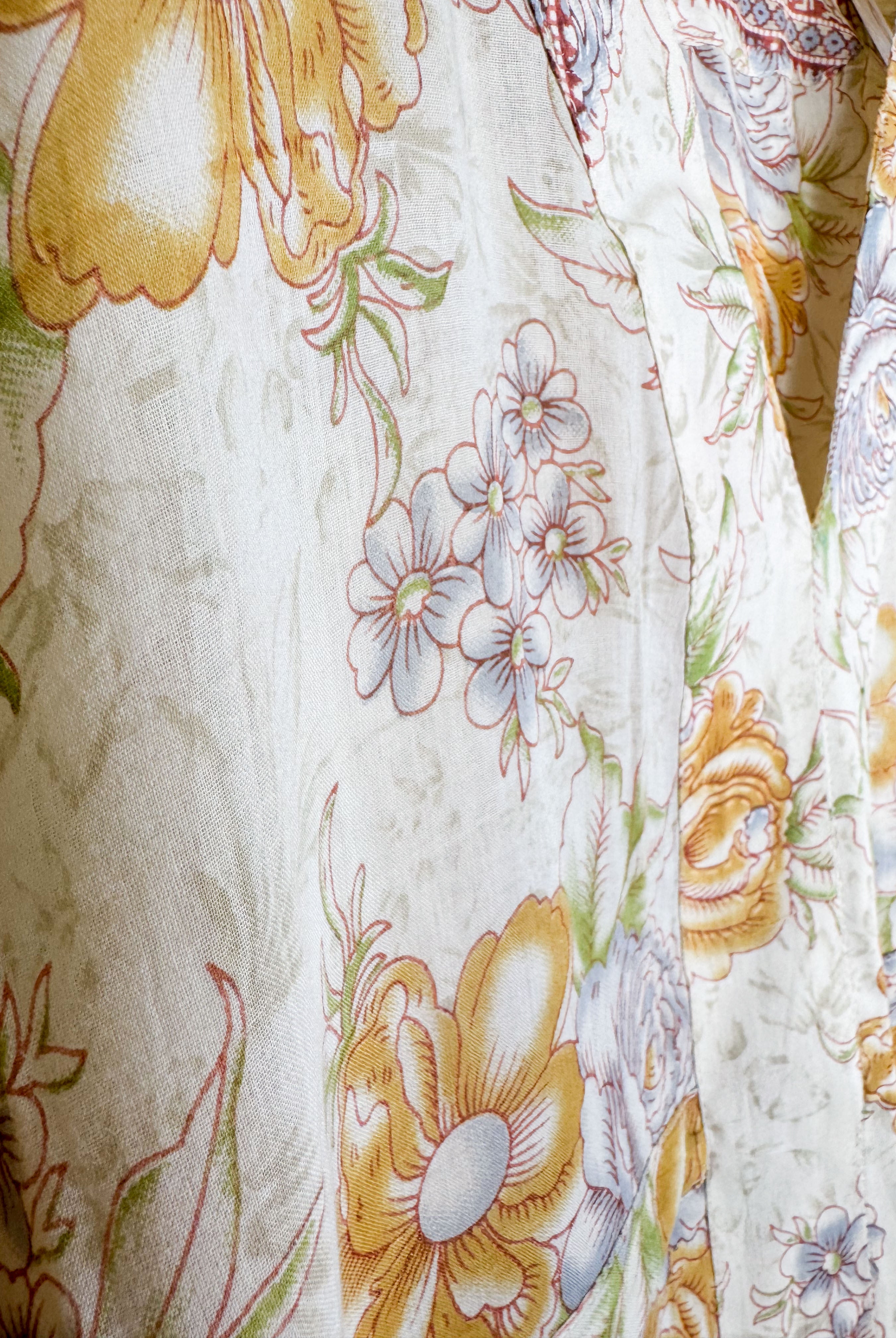 Vintage Cotton Kaftan - Love Protect Sustain