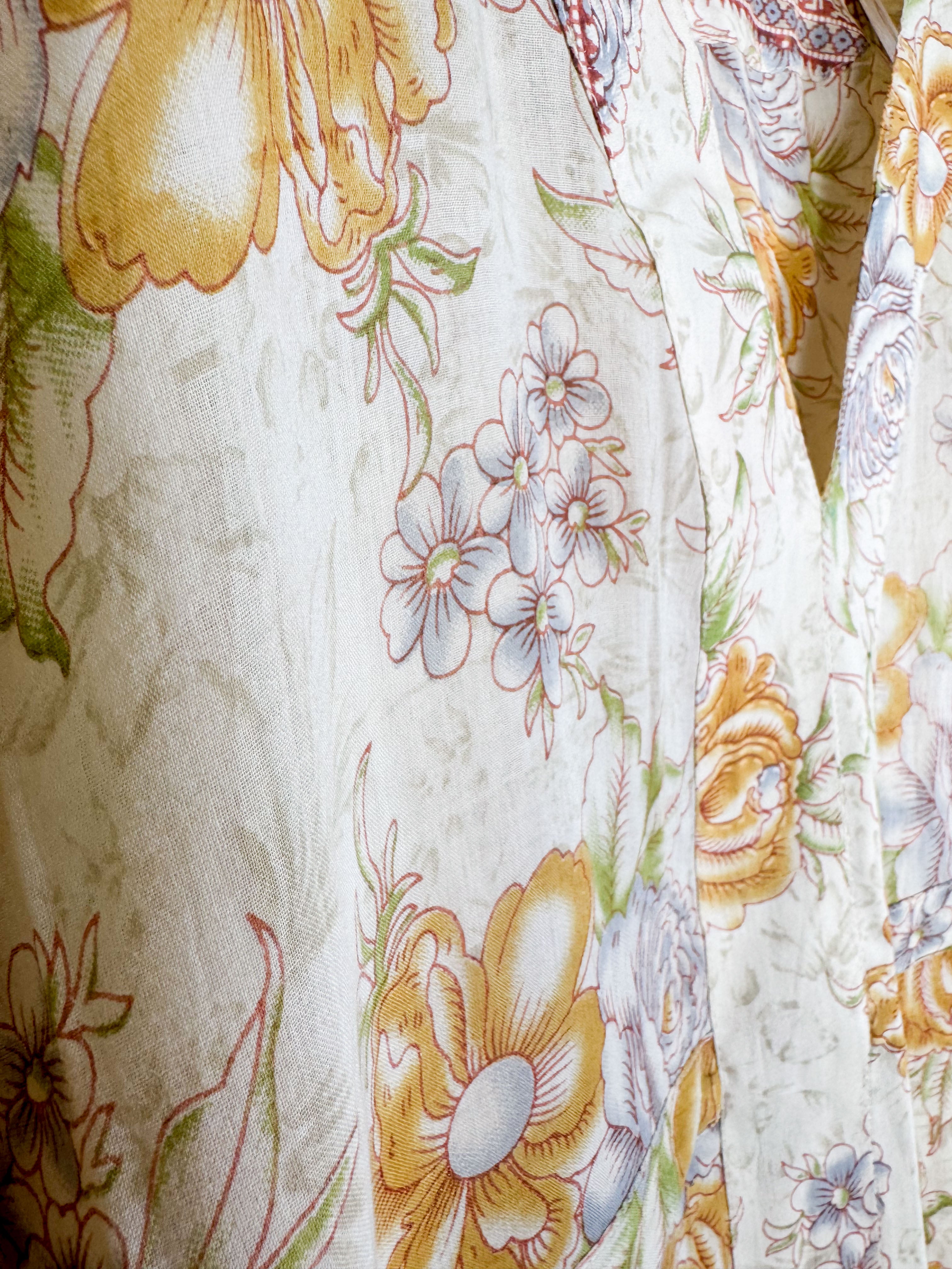 Vintage Cotton Kaftan - Love Protect Sustain