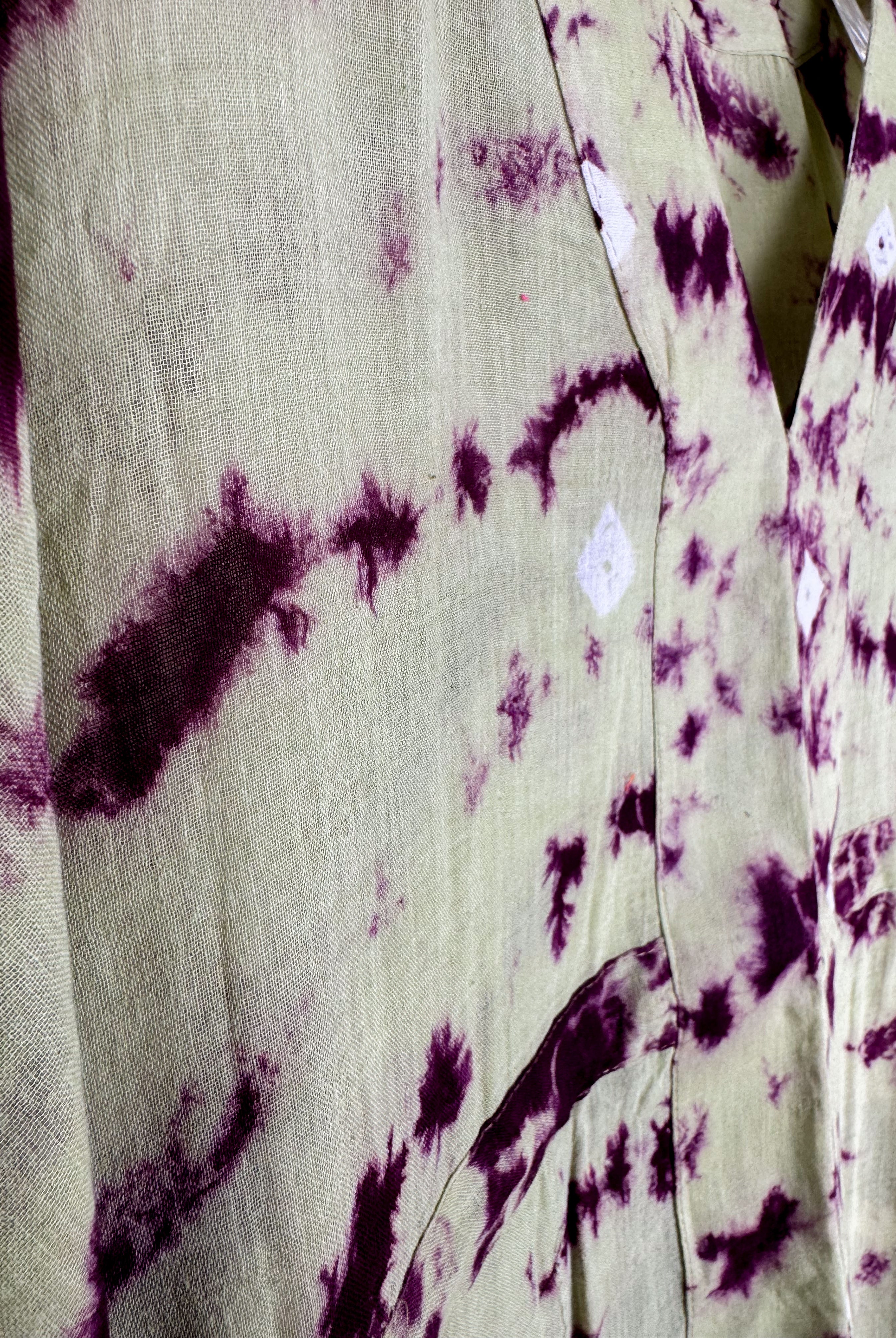 Vintage Cotton Kaftan - Love Protect Sustain