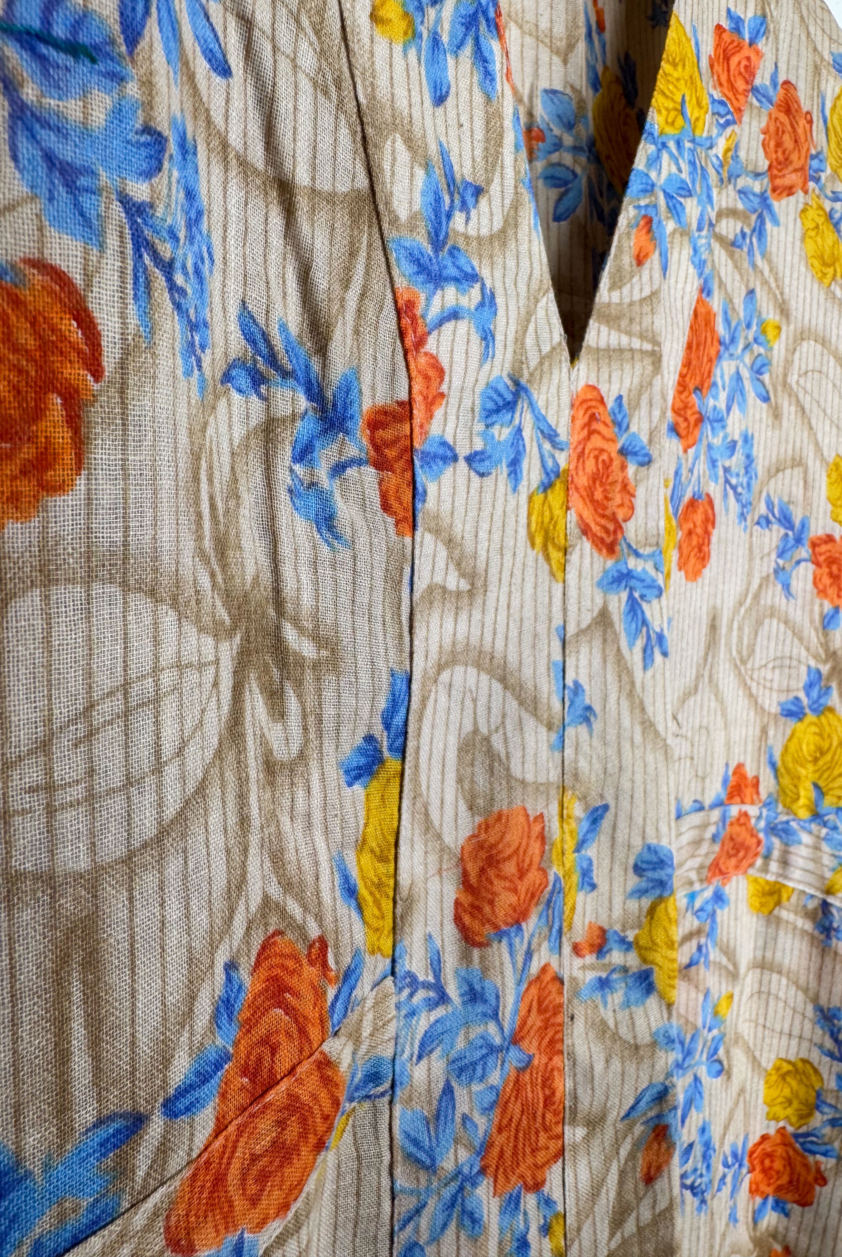 Vintage Cotton Kaftan - Love Protect Sustain