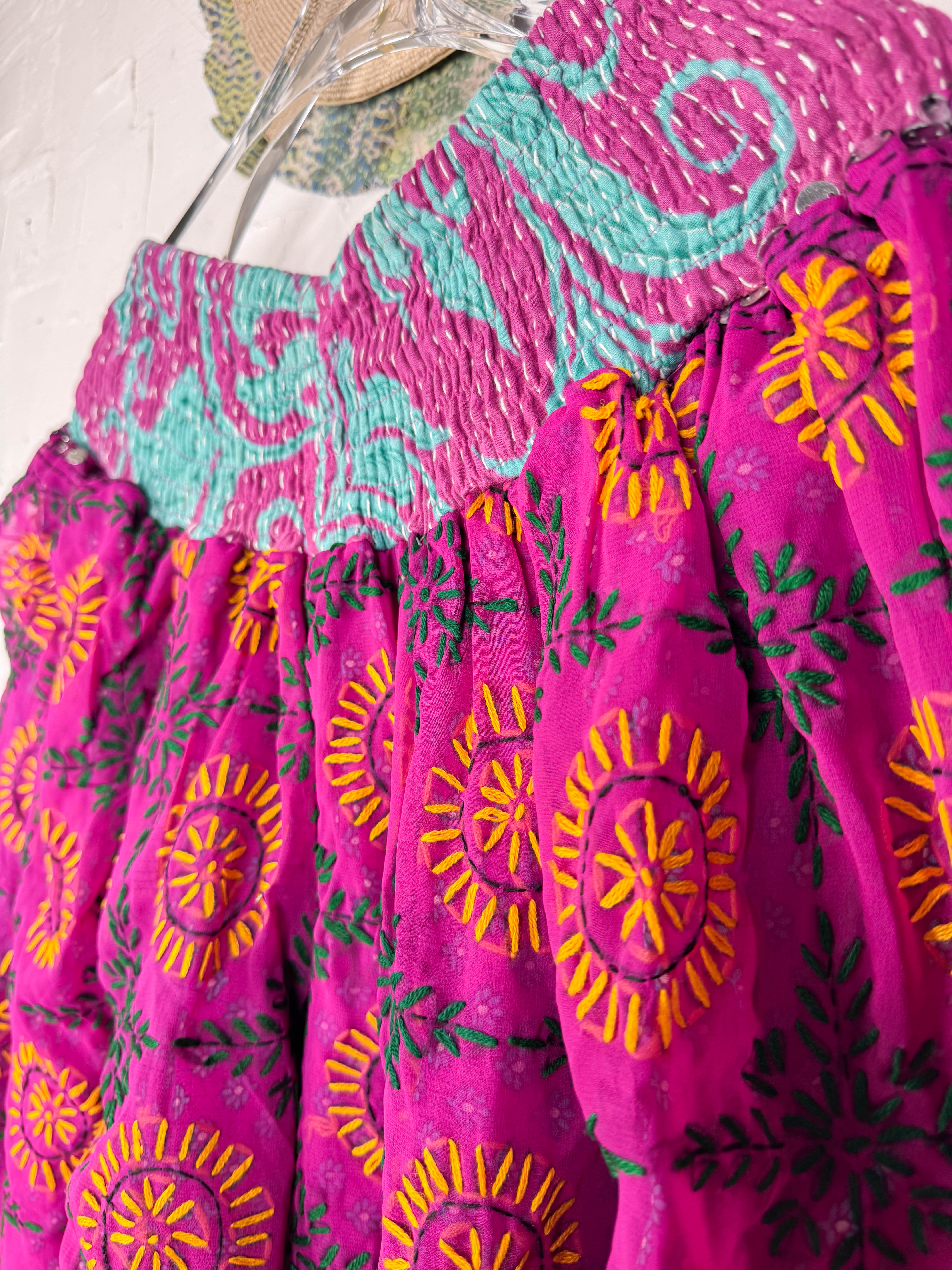 Vintage Floral Boho Pants - Love Protect Sustain