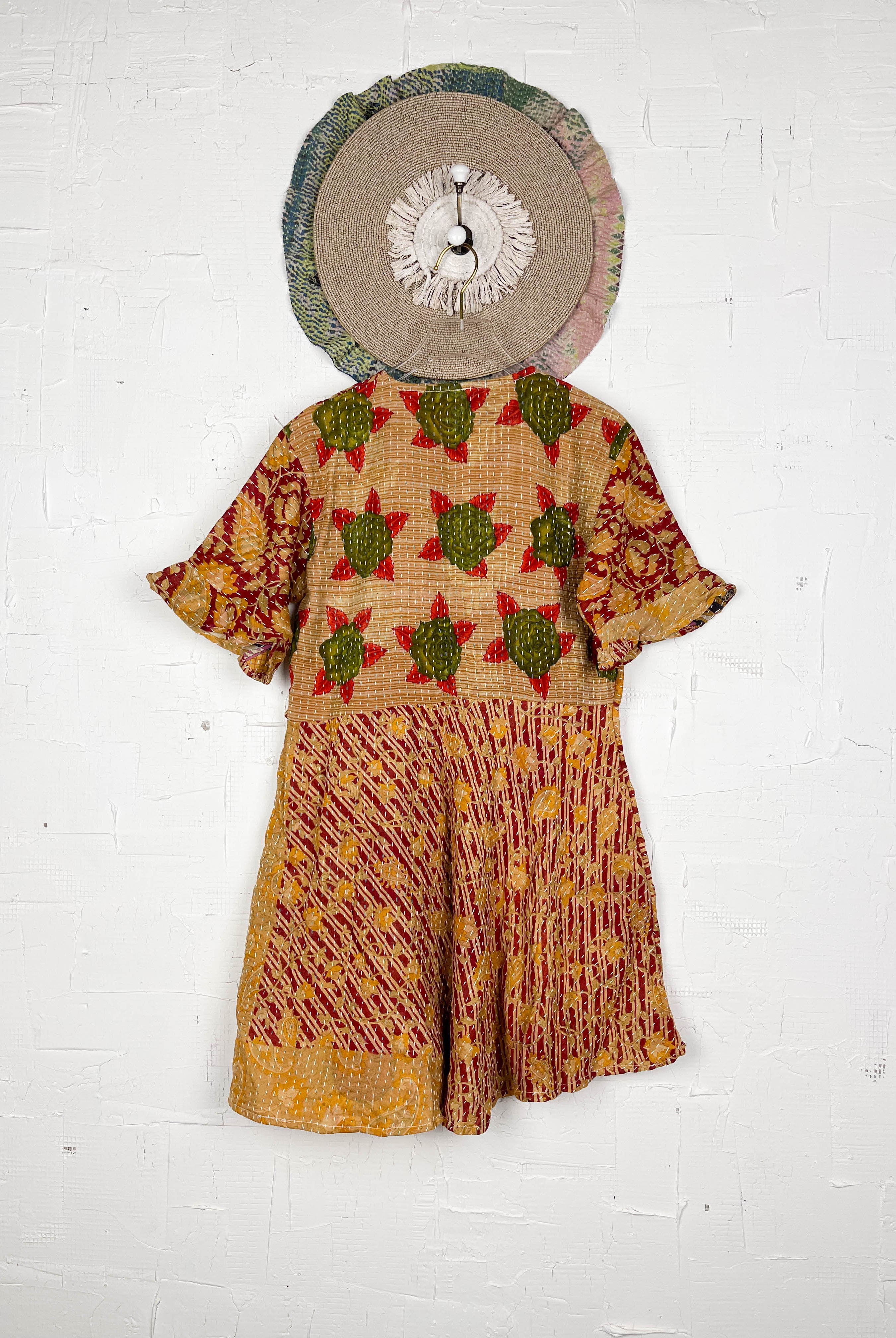 Vintage Kantha Dress - Love Protect Sustain