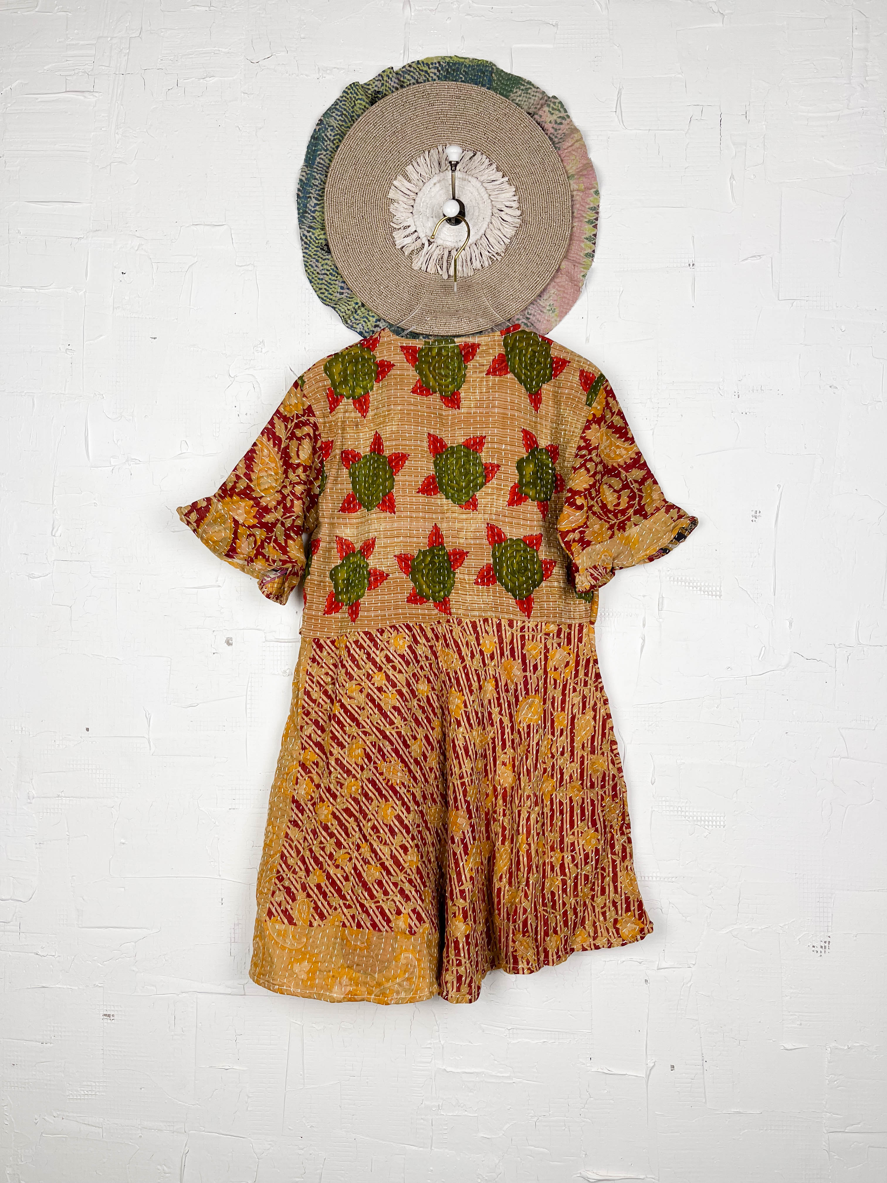 Vintage Kantha Dress - Love Protect Sustain