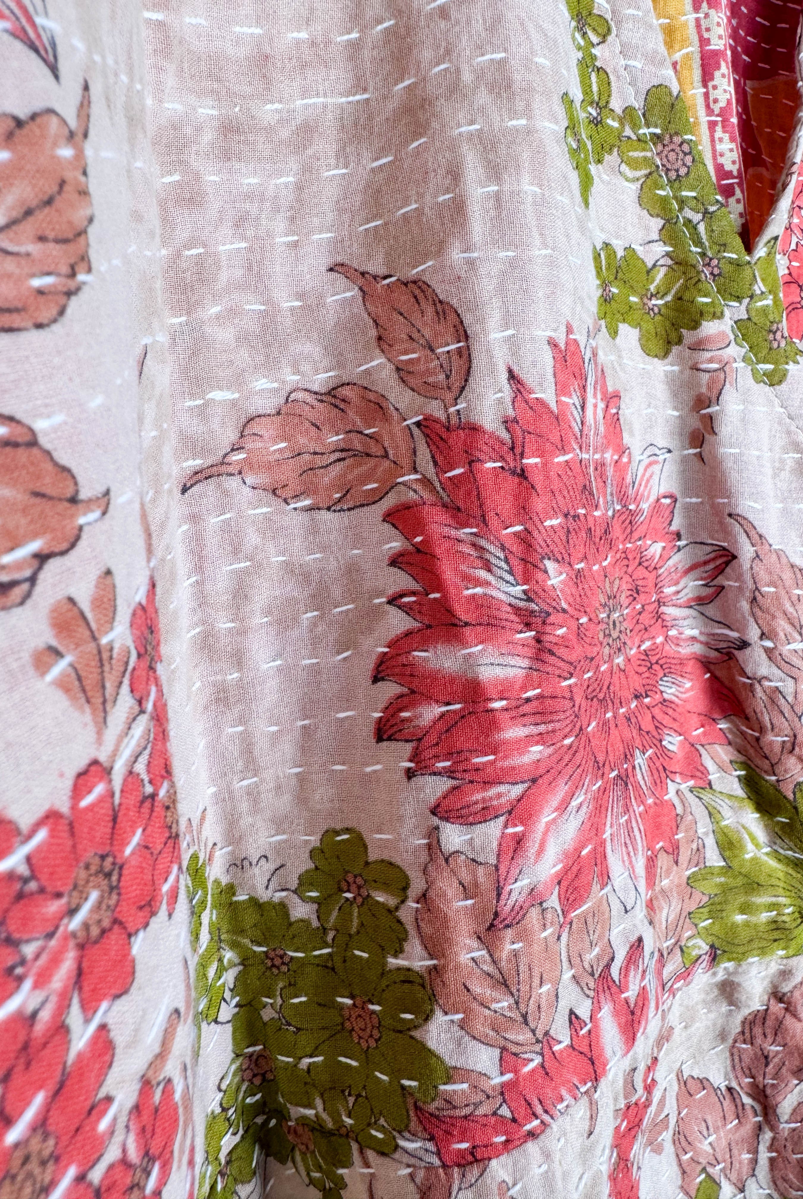 Vintage Kantha Dress - Love Protect Sustain