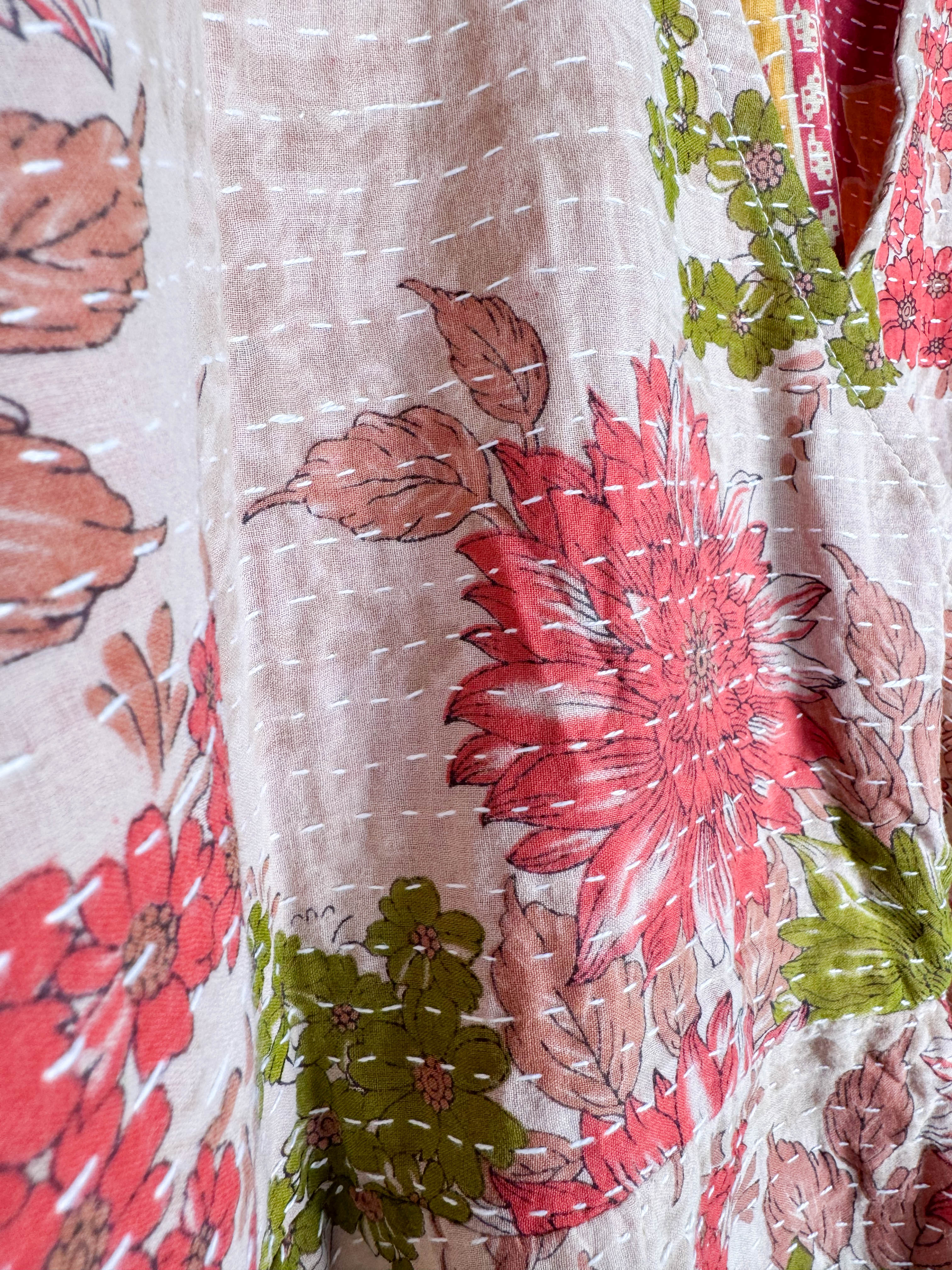 Vintage Kantha Dress - Love Protect Sustain