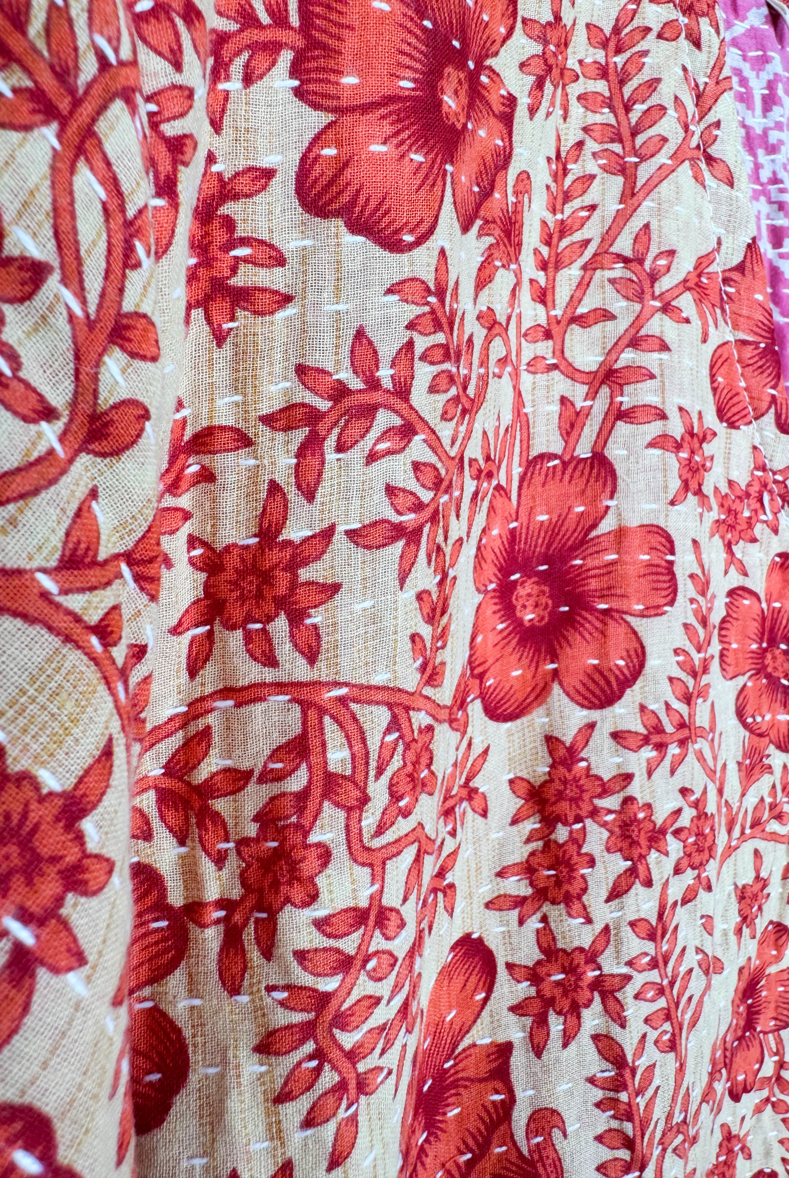 Vintage Kantha Dress - Love Protect Sustain