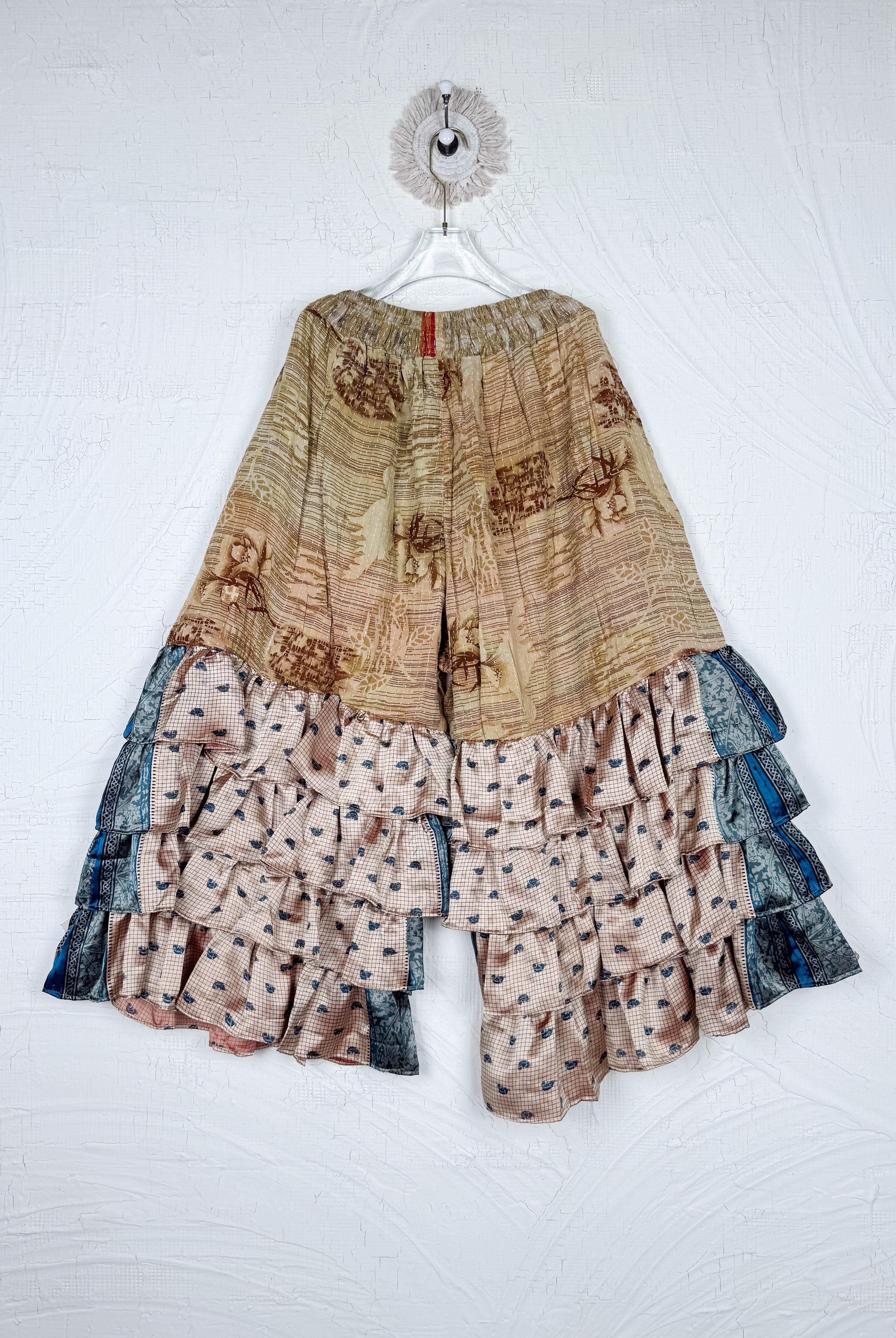 Vintage Kantha Floral Pants - Love Protect Sustain