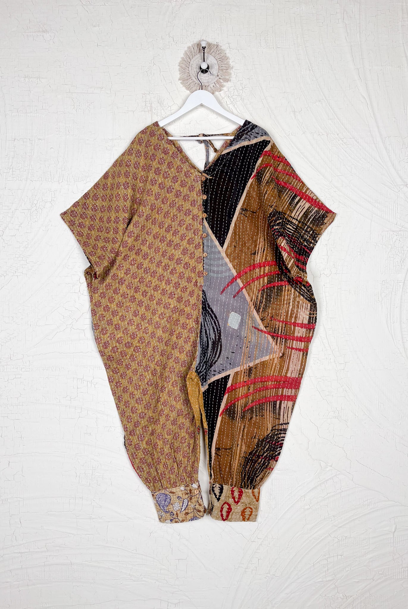 Vintage Kantha Jumpsuit - Love Protect Sustain