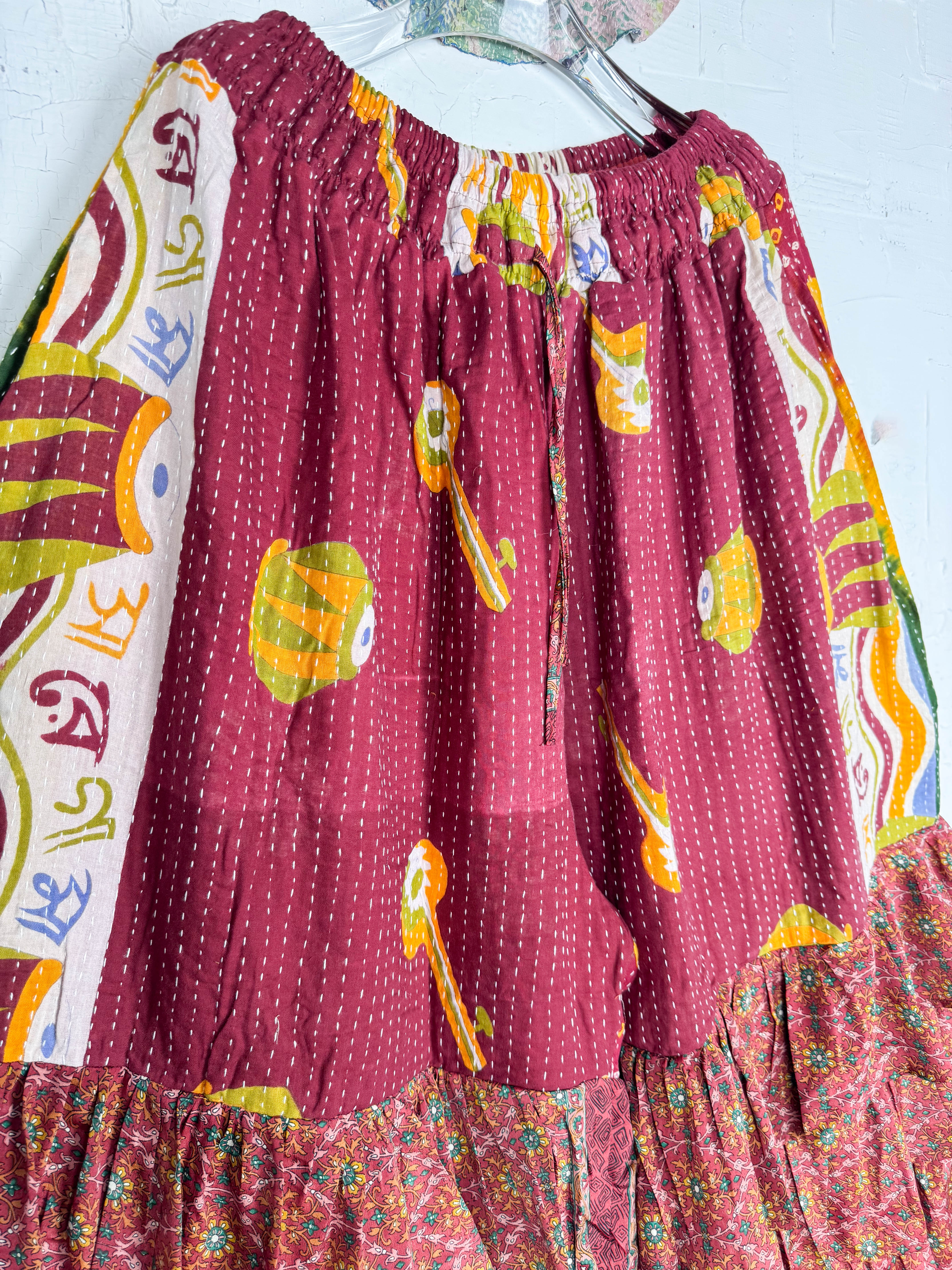 Vintage Kantha Pants - Love Protect Sustain