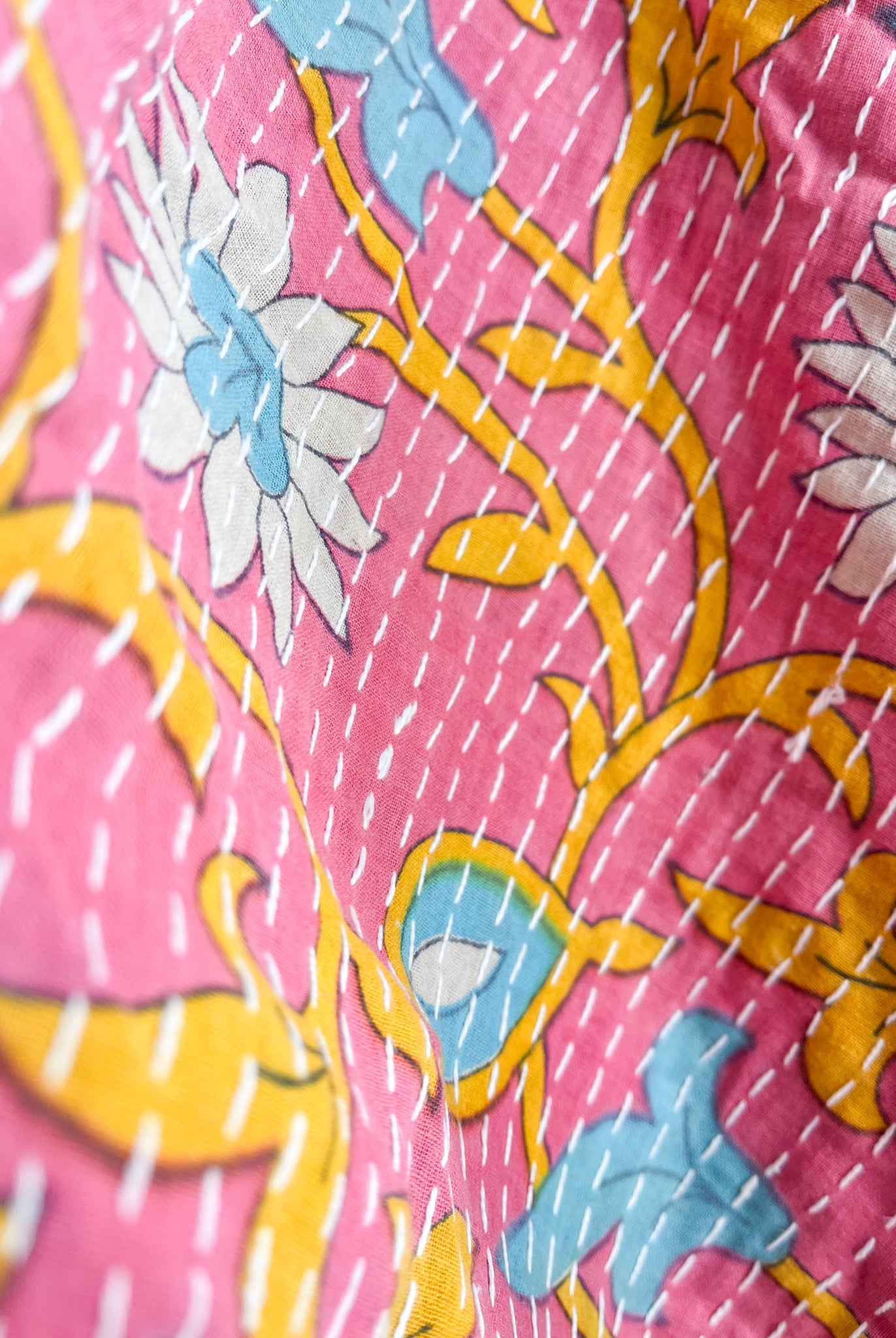 Vintage Kantha Poncho - Love Protect Sustain