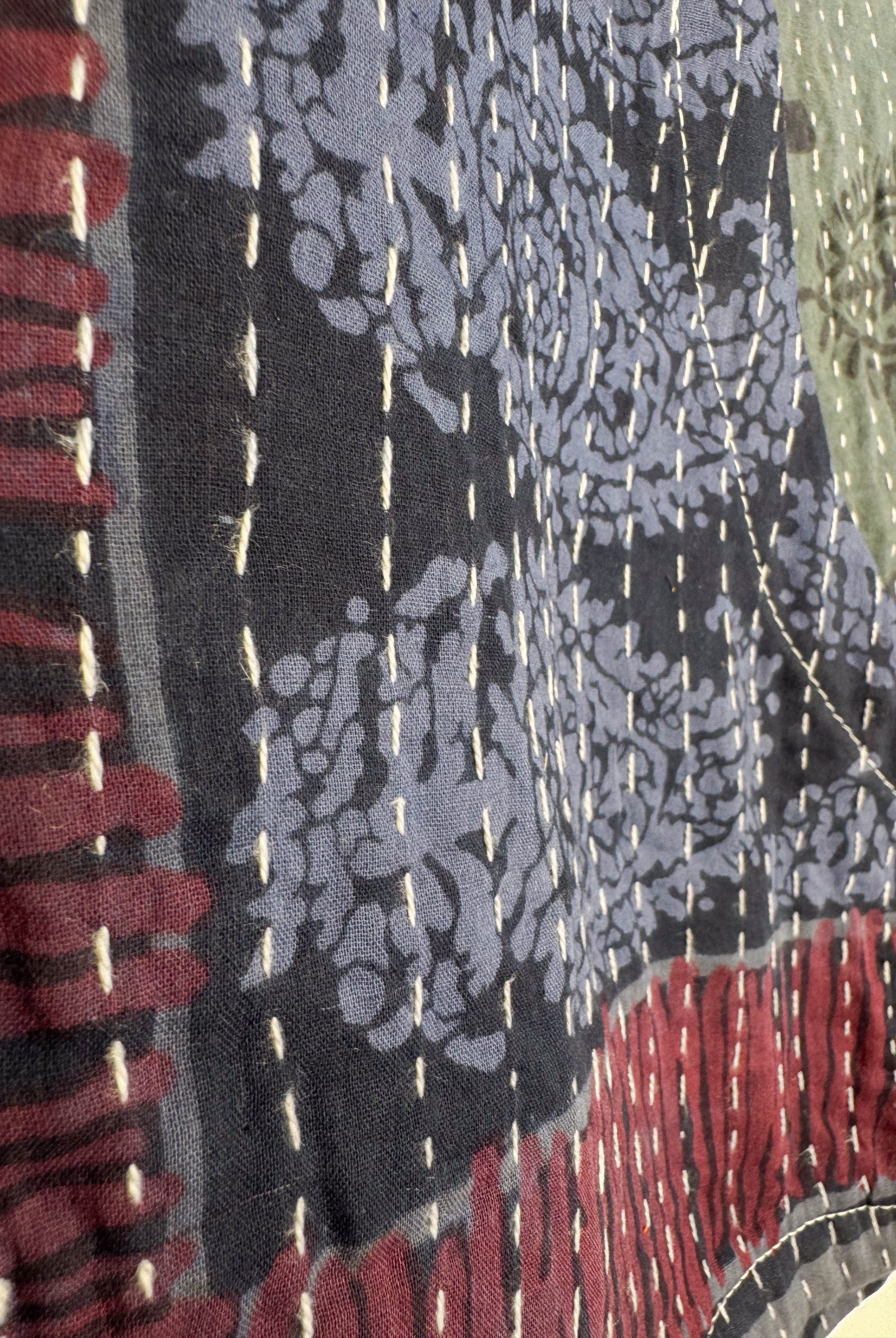 Vintage Kantha Top - Love Protect Sustain