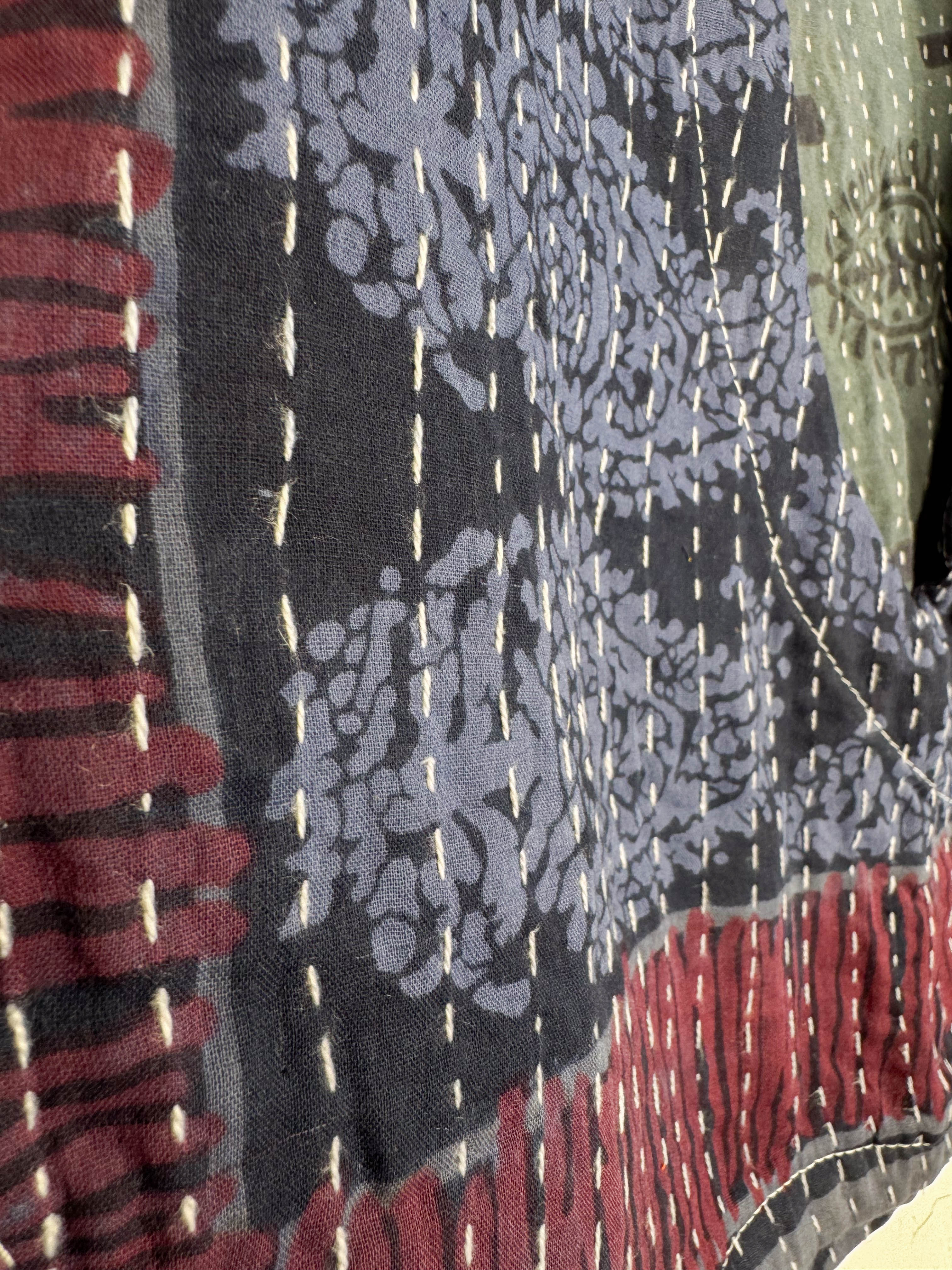 Vintage Kantha Top - Love Protect Sustain