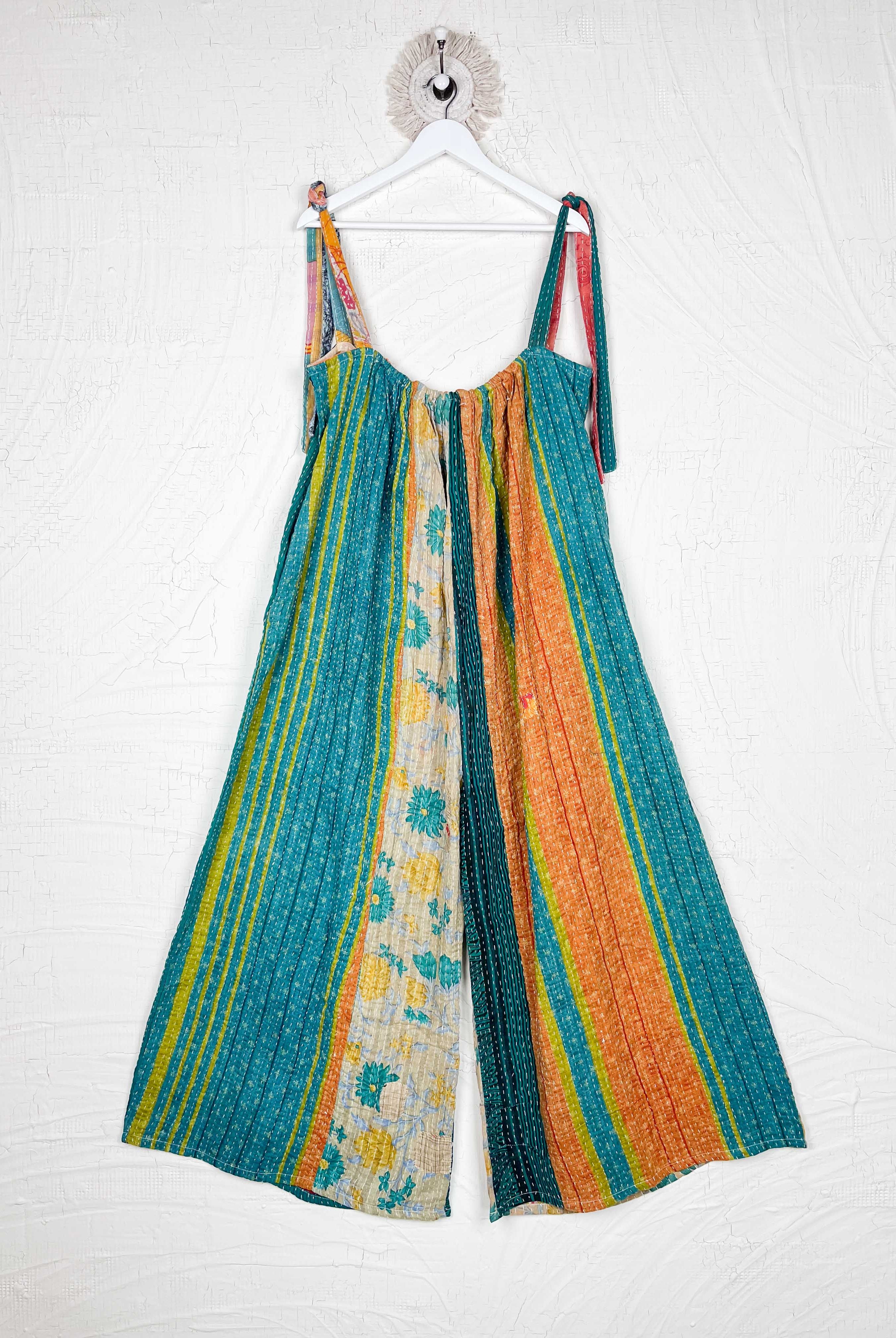 Vintage Kantha Women Jumpsuit - Love Protect Sustain