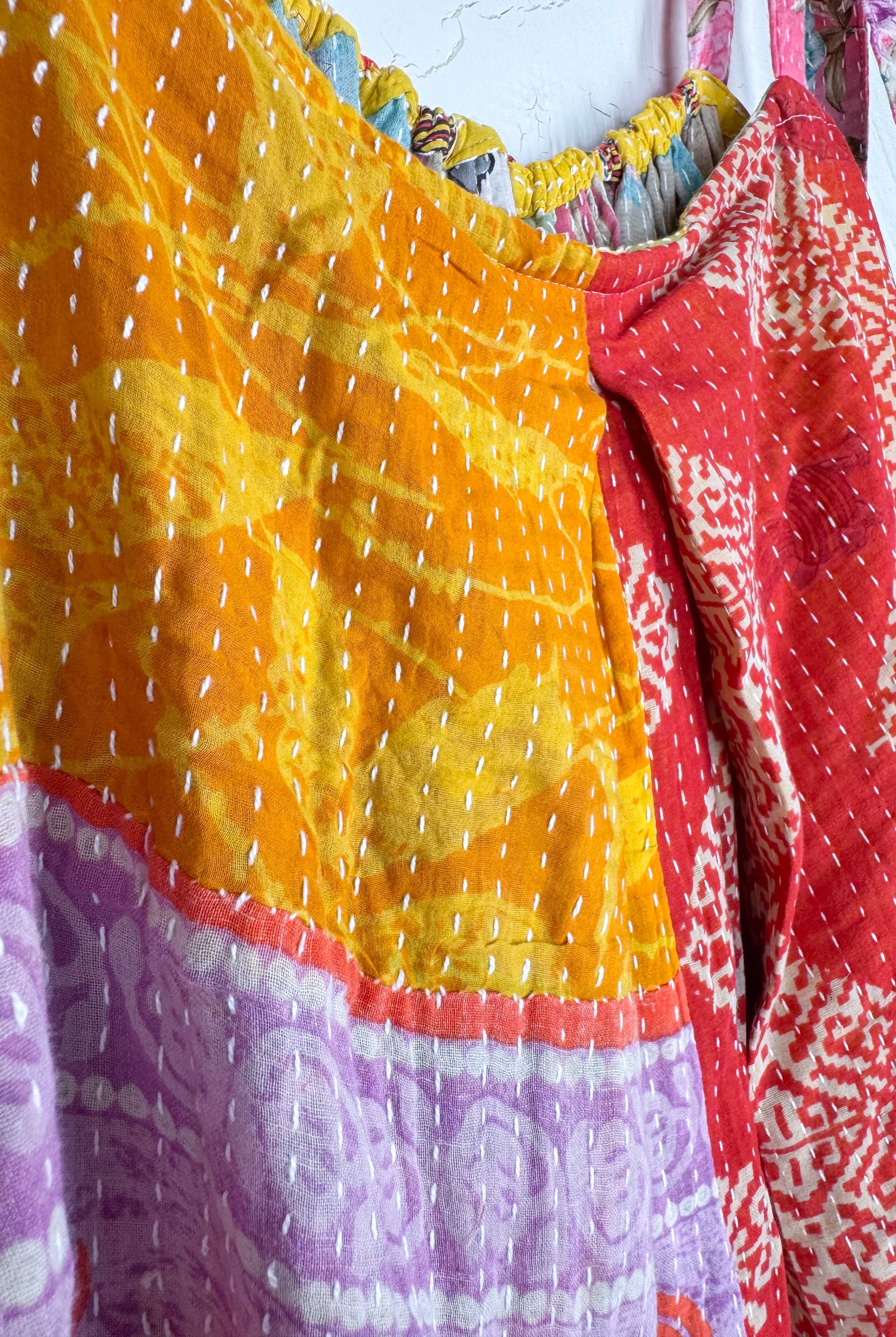 Vintage Kantha jumpsuit - Love Protect Sustain