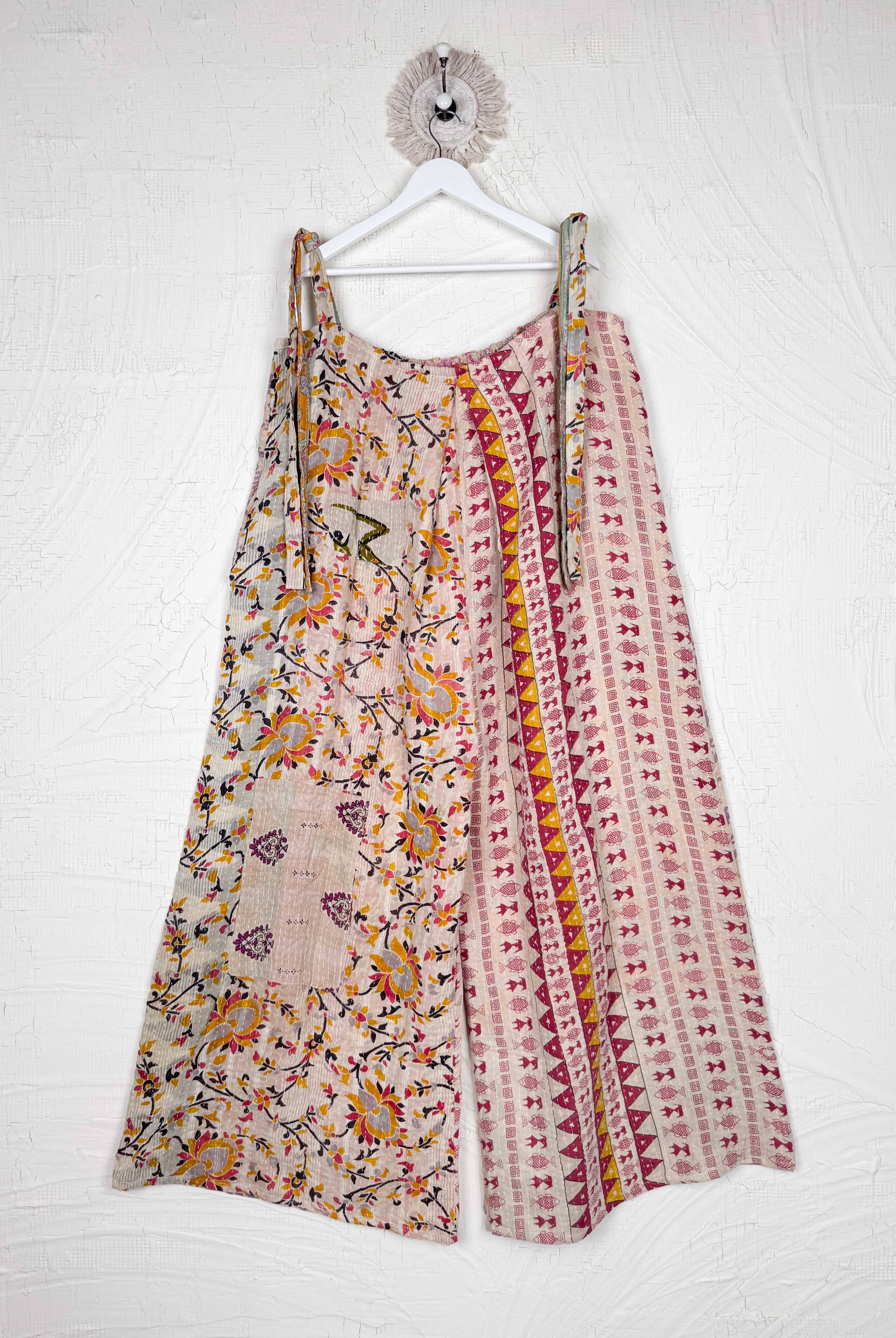 Vintage Kantha jumpsuit - Love Protect Sustain