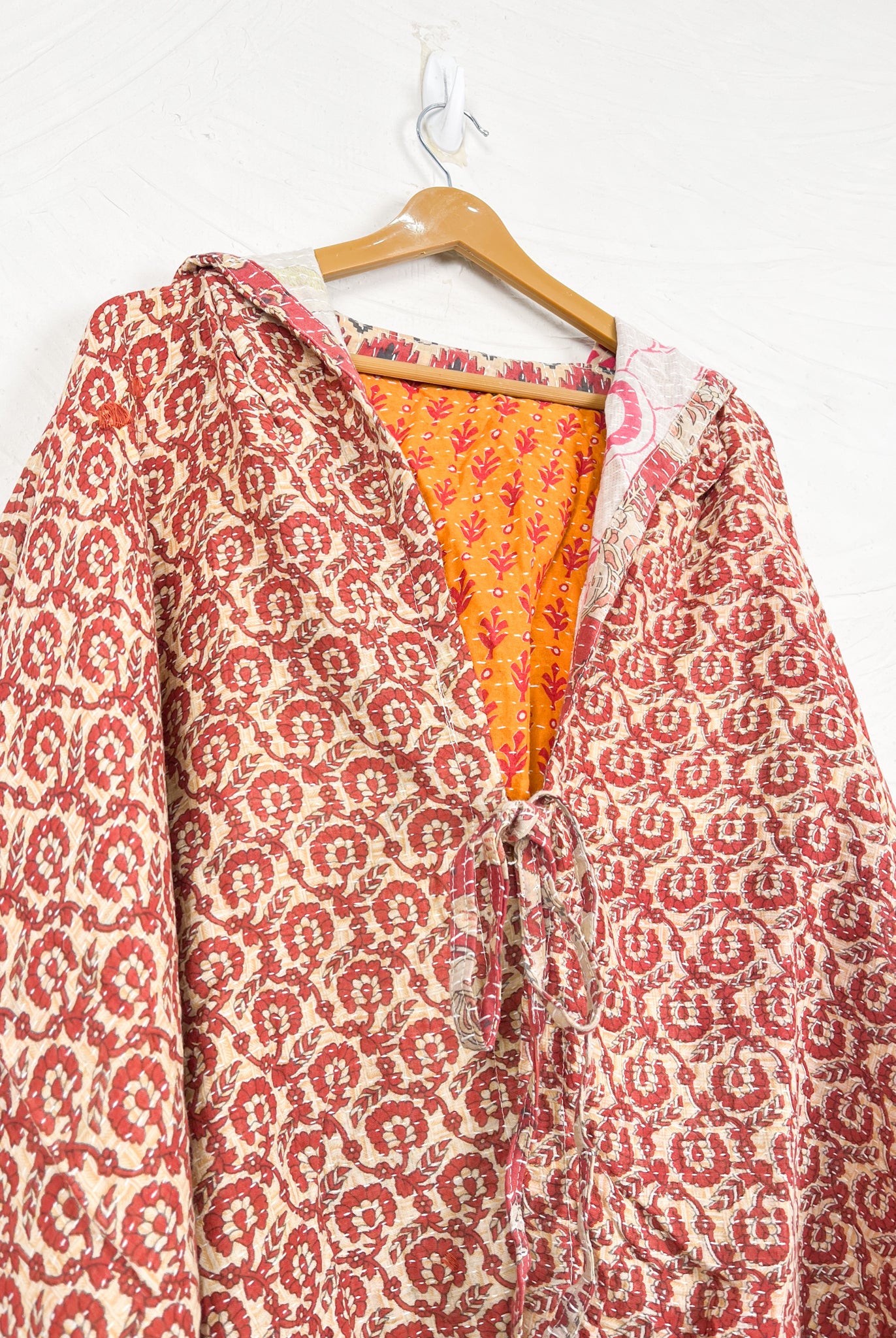 Vintage Print Kantha Jacket - Love Protect Sustain