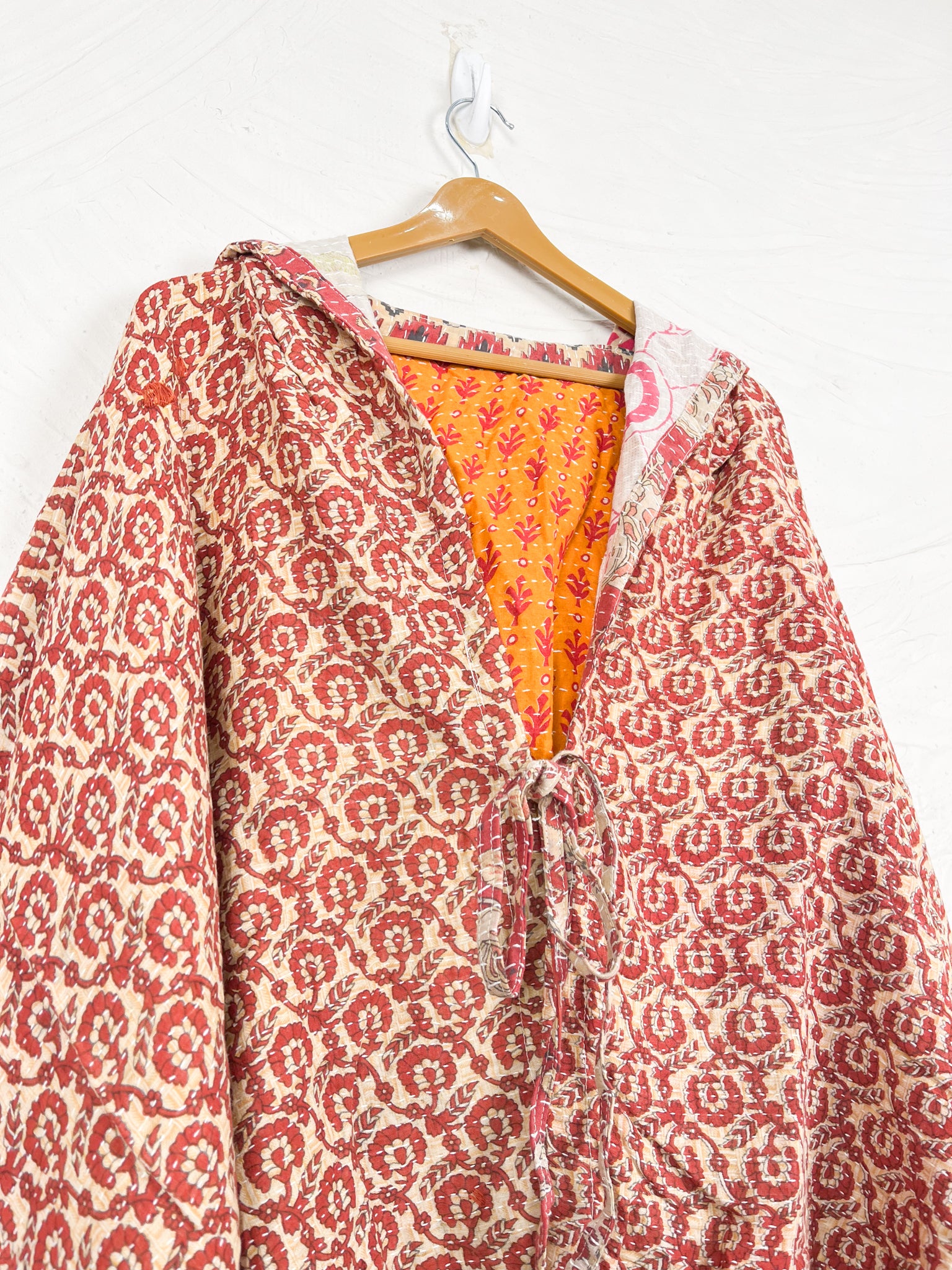 Vintage Print Kantha Jacket - Love Protect Sustain